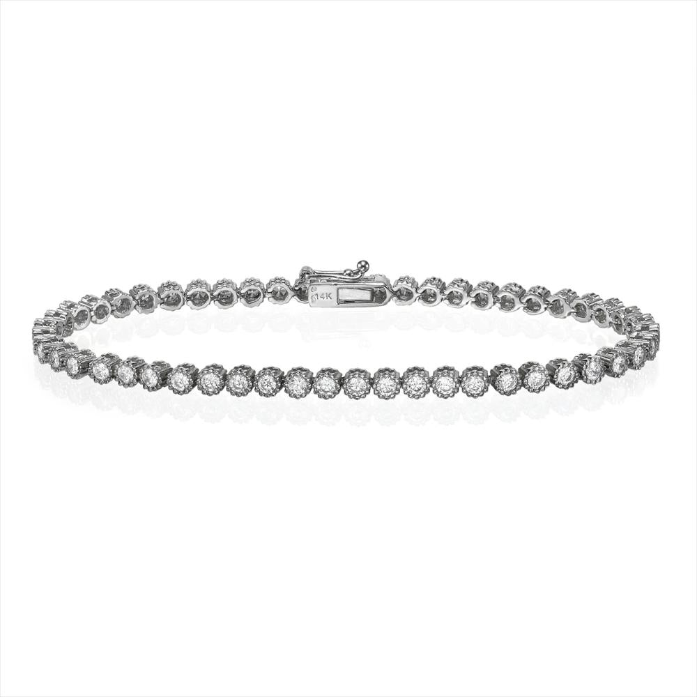 Piero Milano 7 " Diamond Tennis Bracelet (2 Ct)