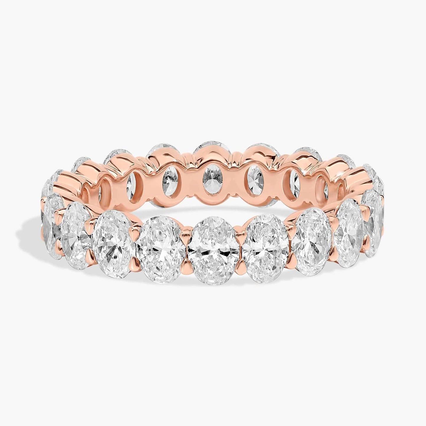 Oval Cut Diamond Eternity Ring (3 Ct)