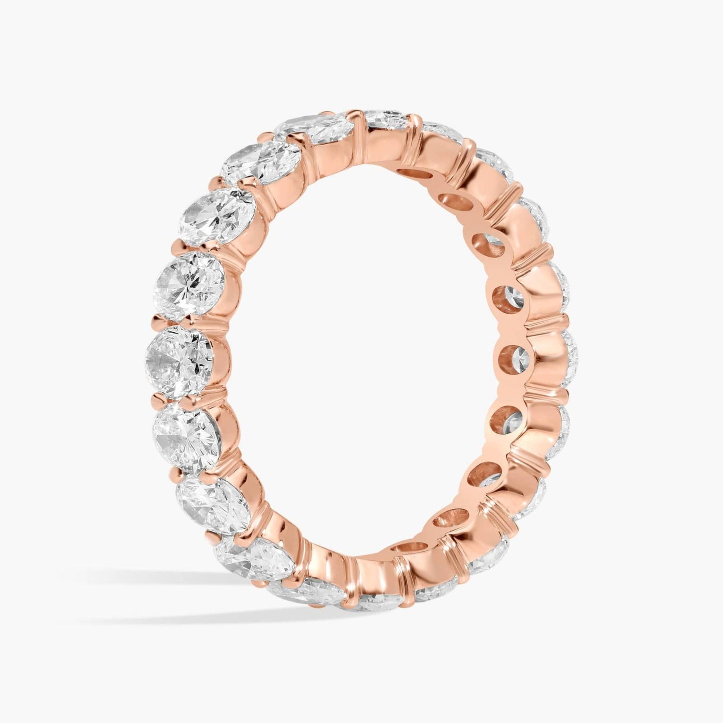 Oval Cut Diamond Eternity Ring (3 Ct)