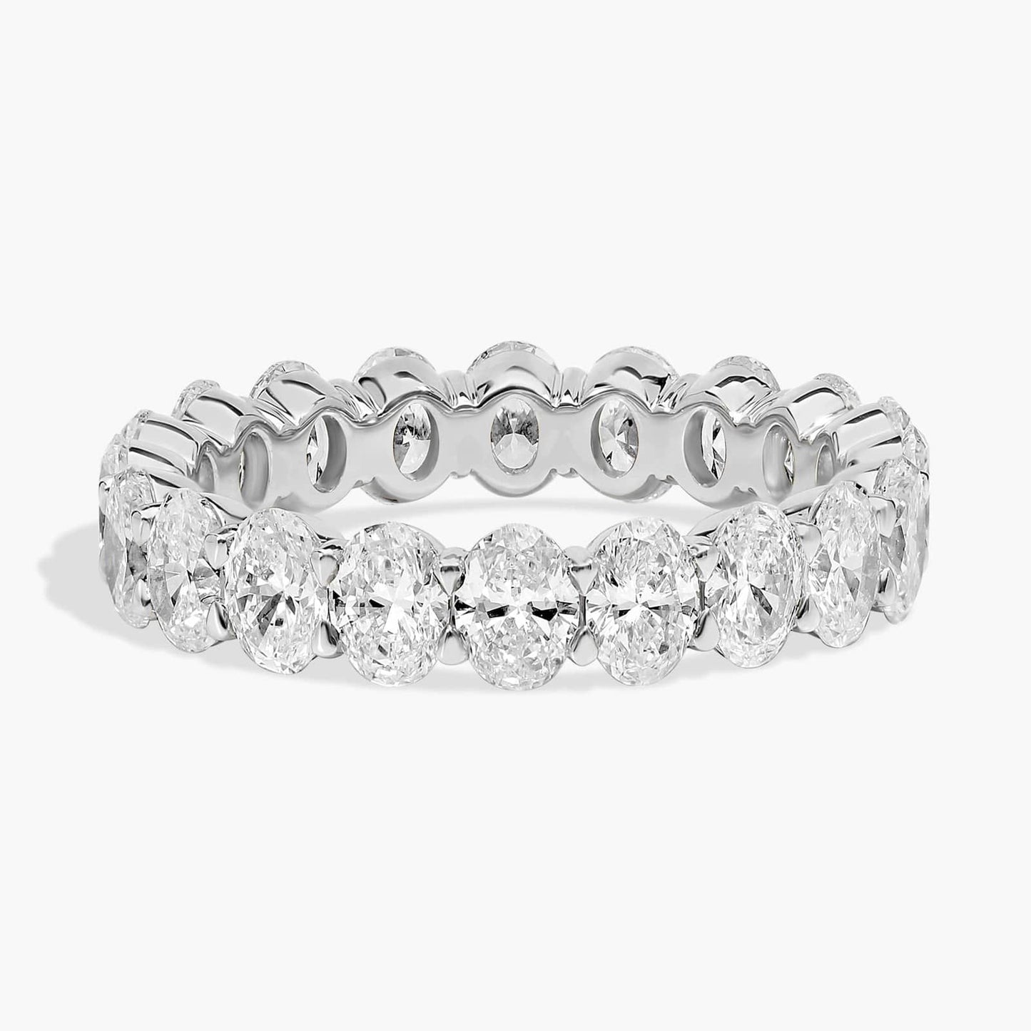 Oval Cut Diamond Eternity Ring (3 Ct)