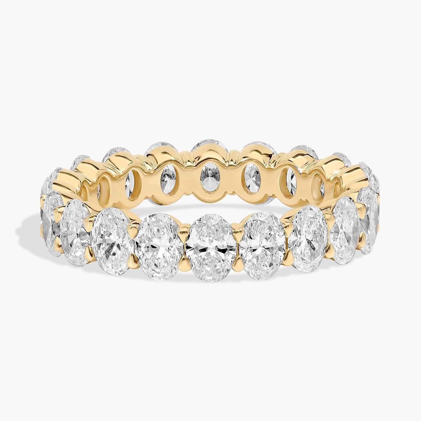 Oval Cut Diamond Eternity Ring (3 Ct)