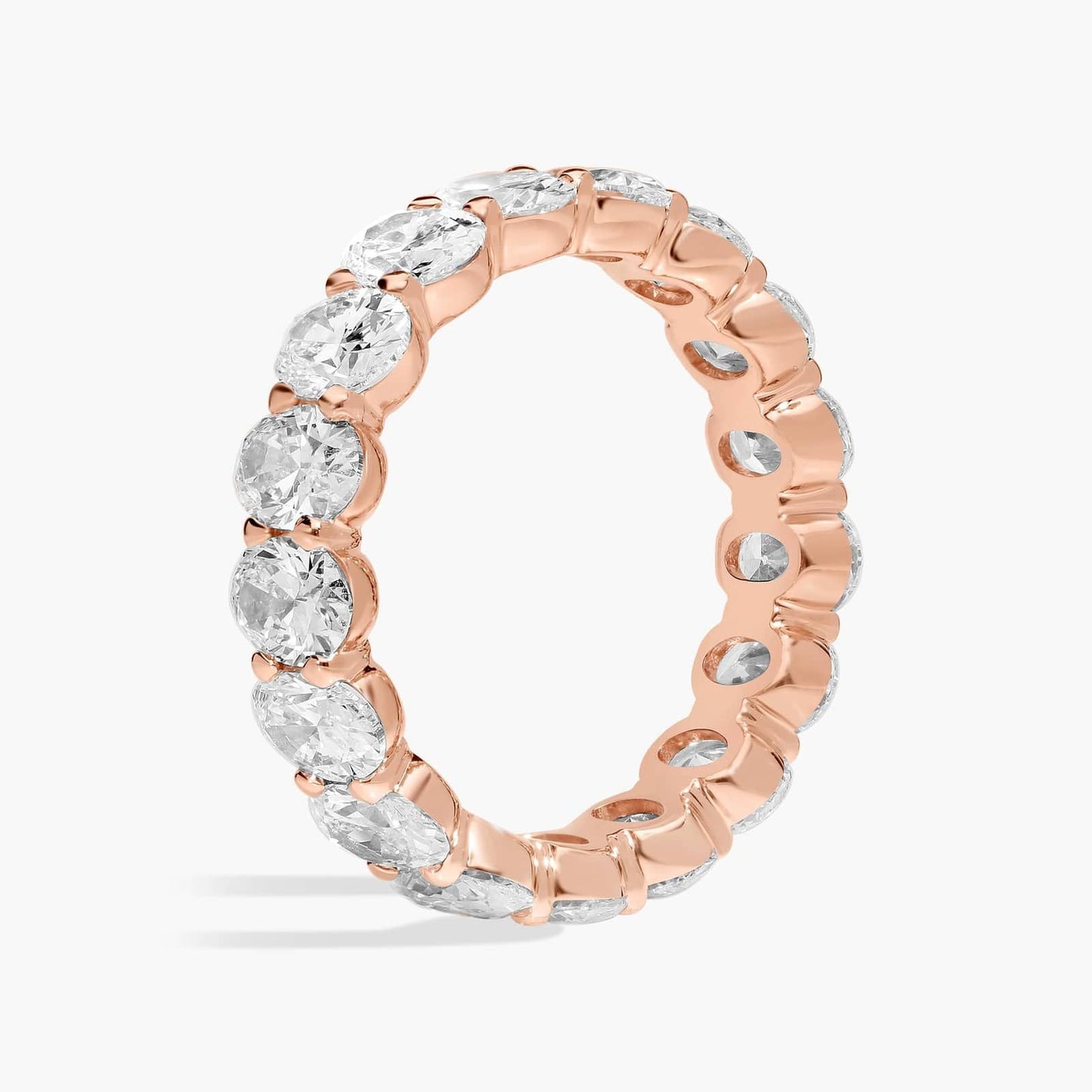 Oval Cut Diamond Eternity Ring (4 Ct)