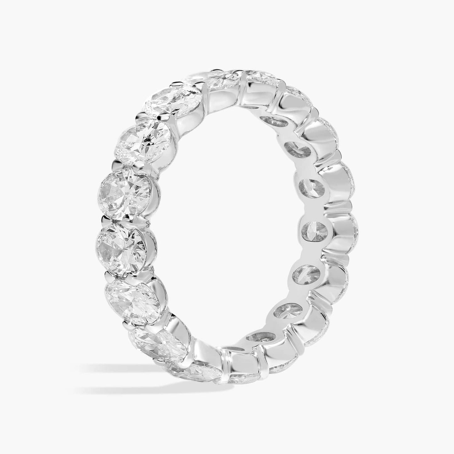Oval Cut Diamond Eternity Ring (4 Ct)