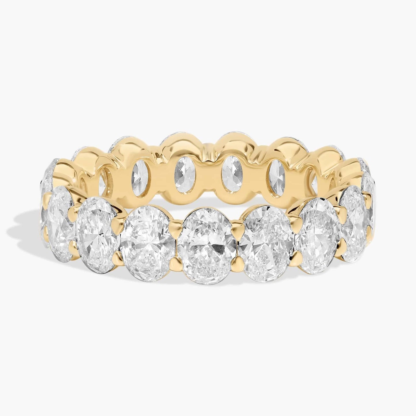 Oval Cut Diamond Eternity Ring (4 Ct)