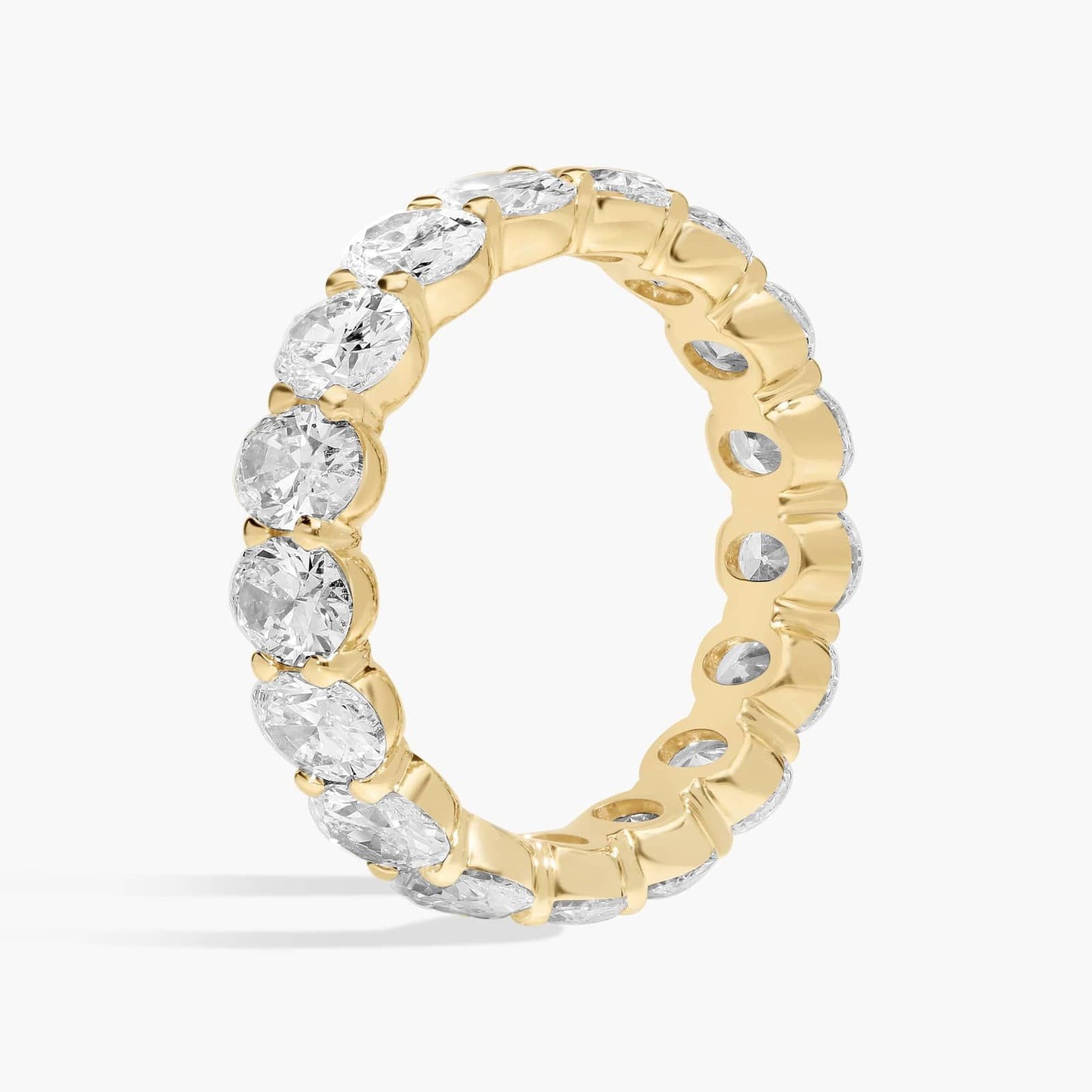 Oval Cut Diamond Eternity Ring (4 Ct)