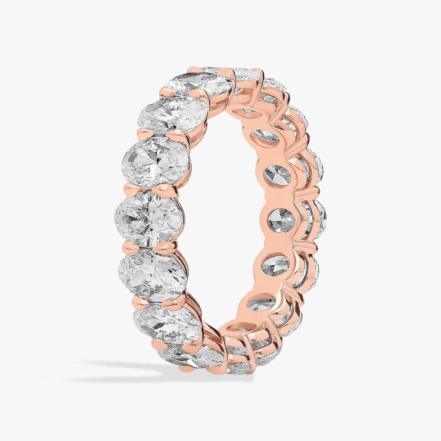 Oval Cut Diamond Eternity Ring (5 Ct)