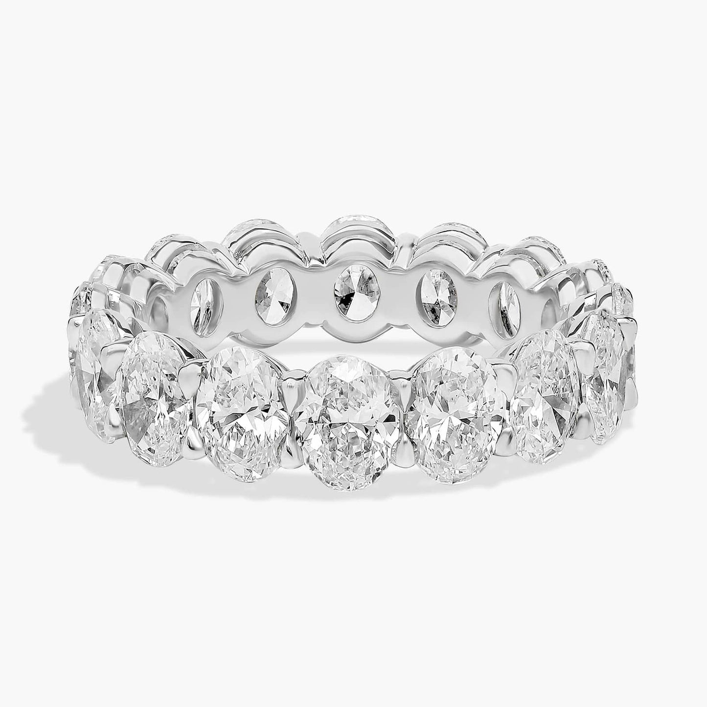 Oval Cut Diamond Eternity Ring (5 Ct)