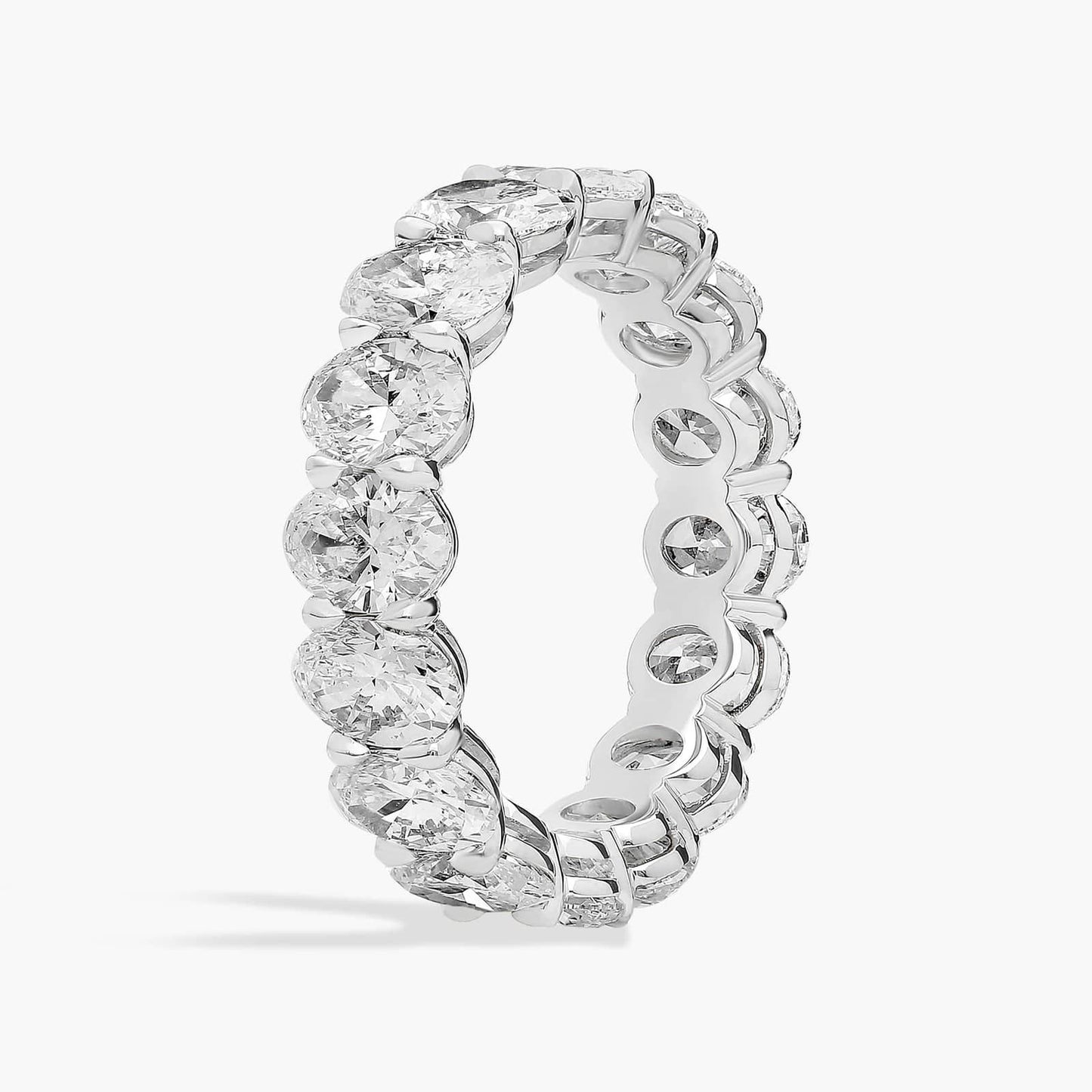 Oval Cut Diamond Eternity Ring (5 Ct)