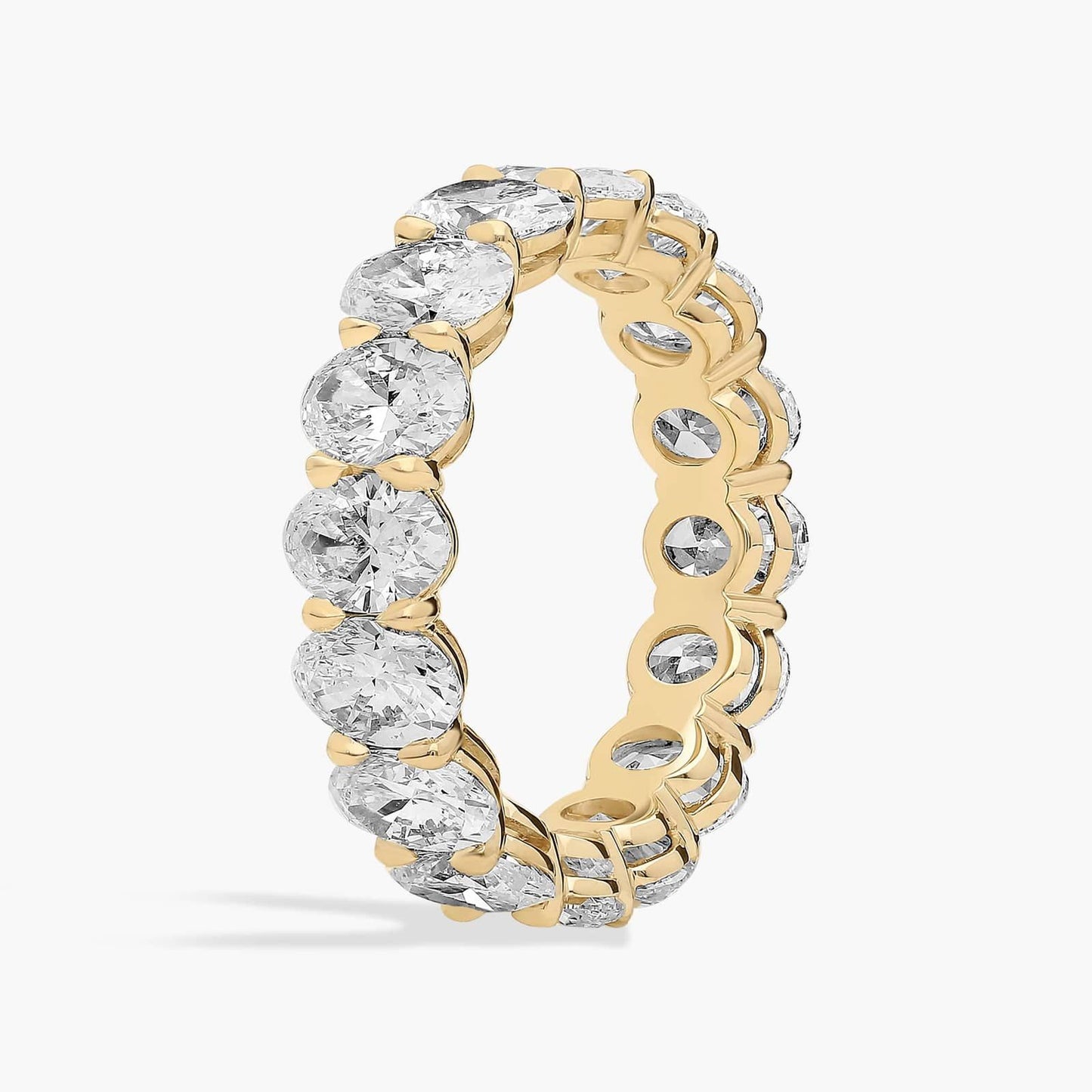 Oval Cut Diamond Eternity Ring (5 Ct)