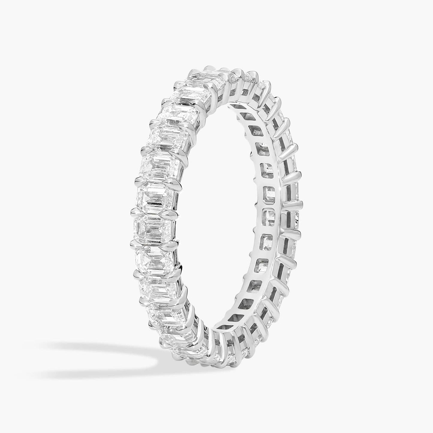 Emerald Cut Diamond Eternity Ring (2 Ct)