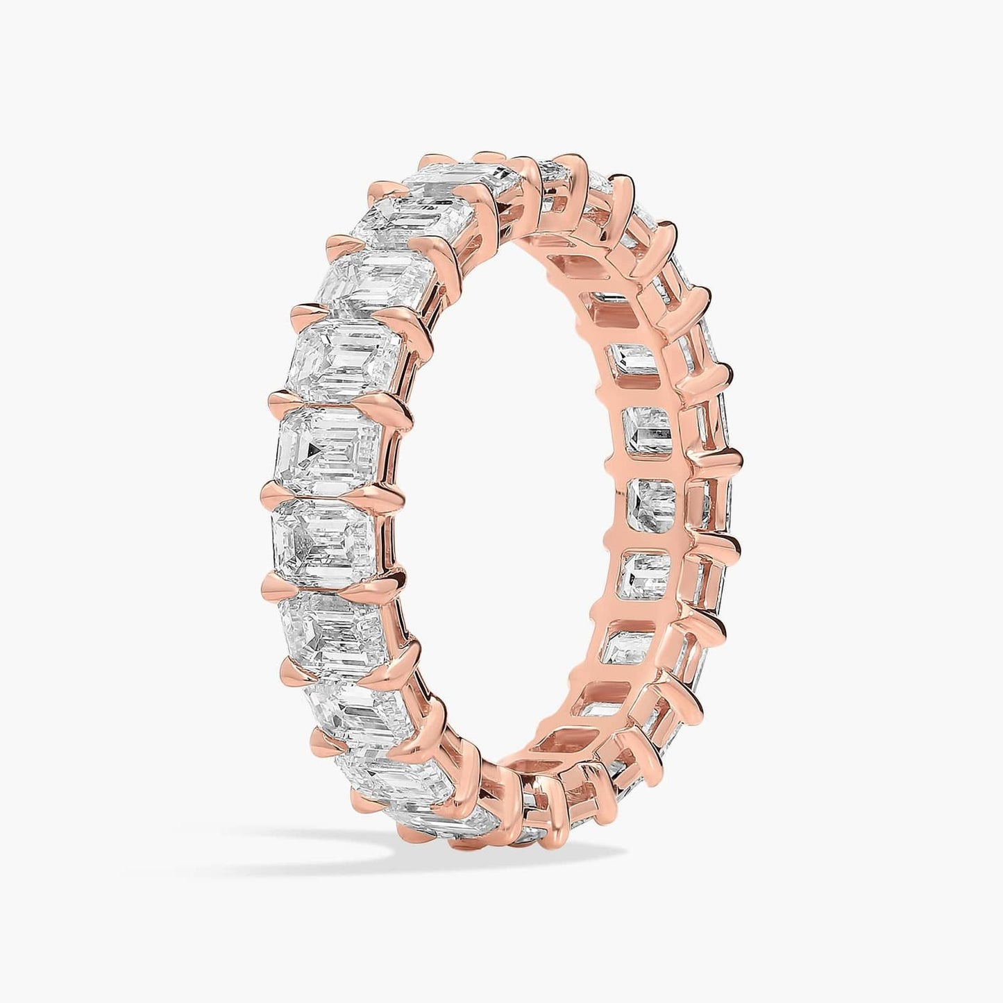 Emerald Cut Diamond Eternity Ring (3 Ct)
