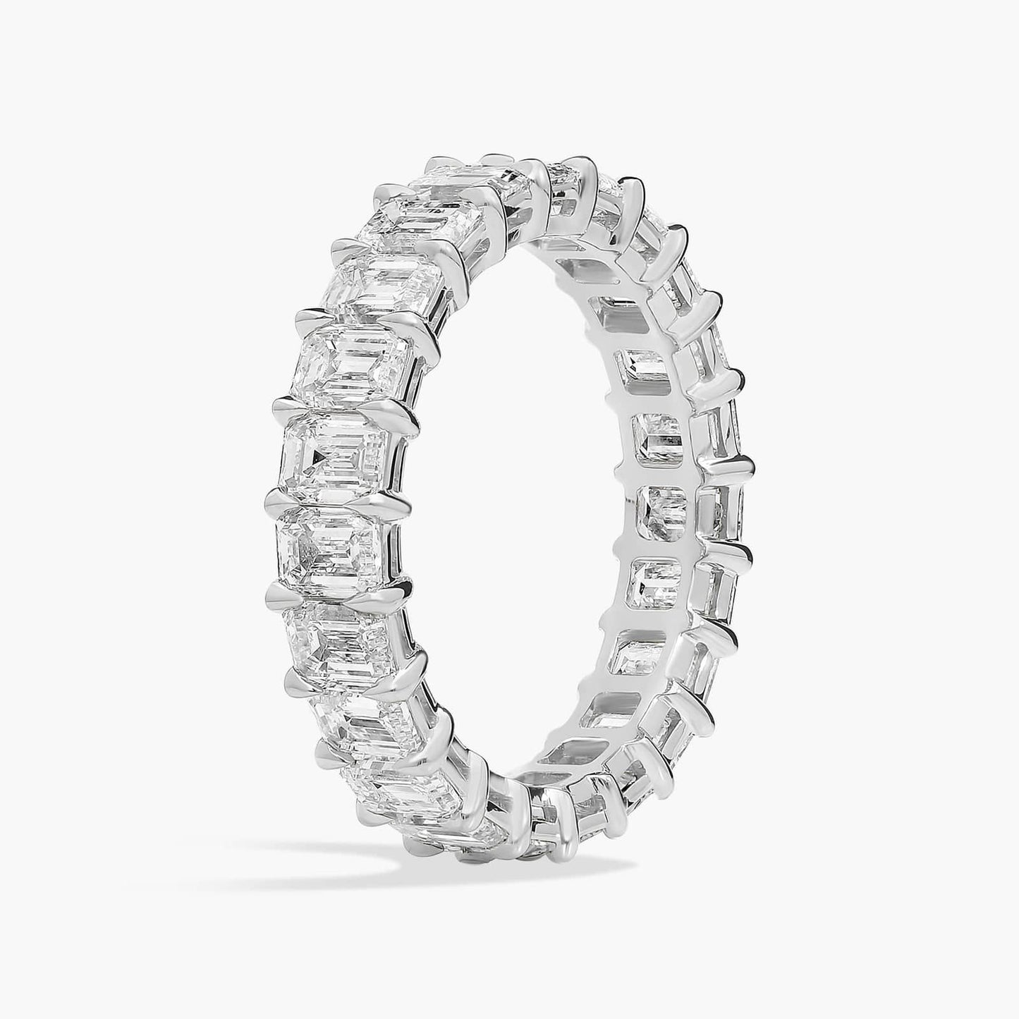 Emerald Cut Diamond Eternity Ring (3 Ct)