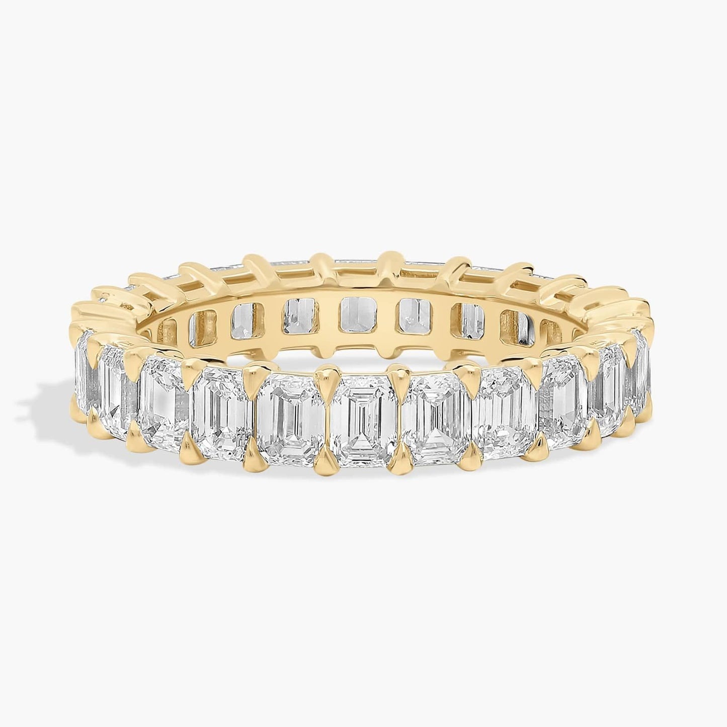 Emerald Cut Diamond Eternity Ring (4 Ct)