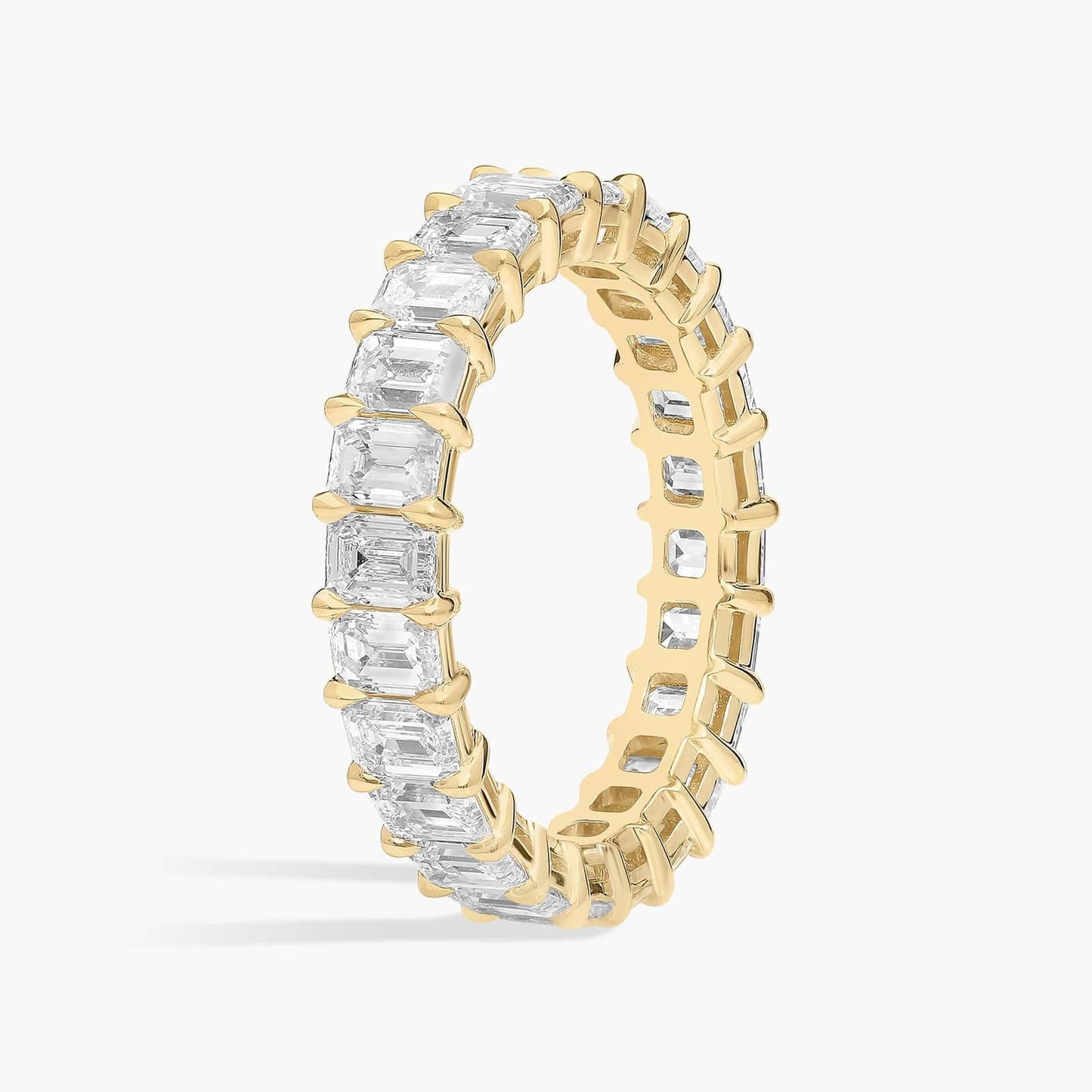 Emerald Cut Diamond Eternity Ring (4 Ct)
