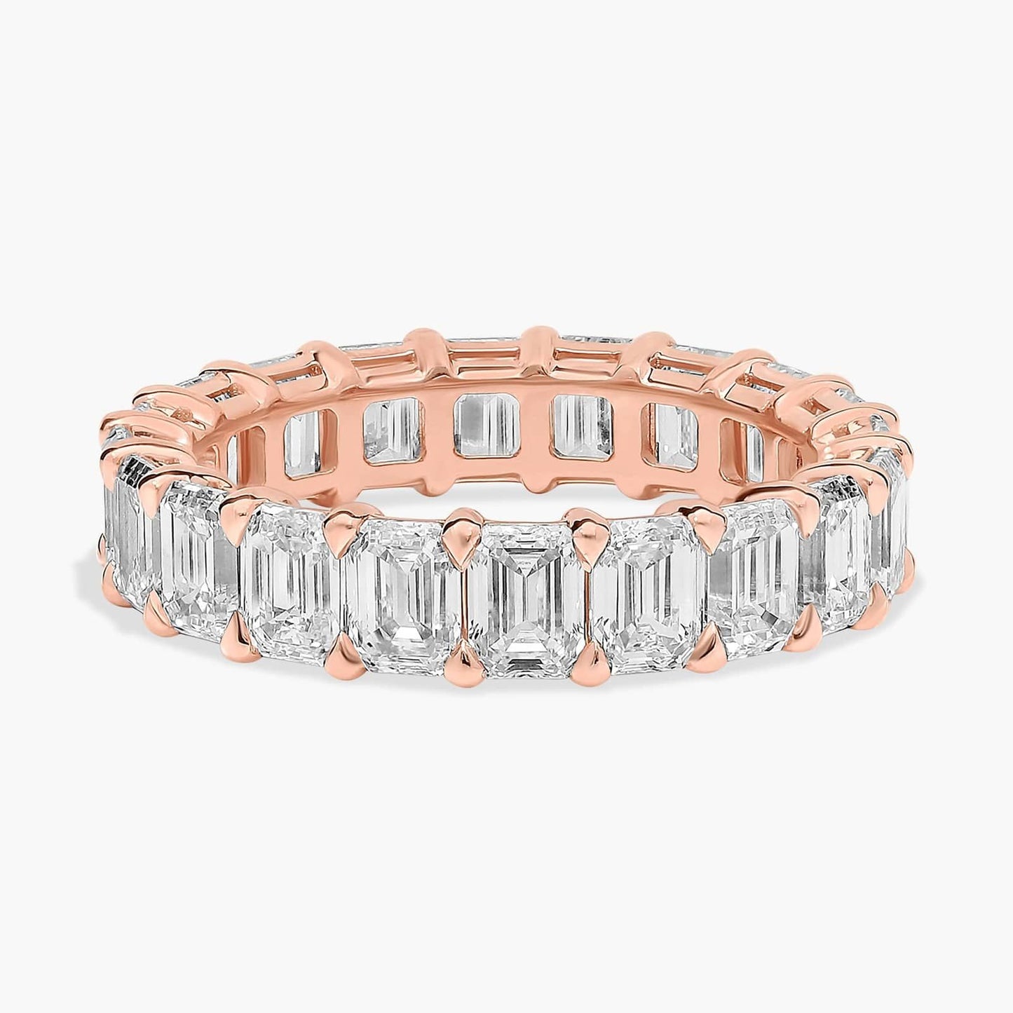 Emerald Cut Diamond Eternity Ring (5 Ct)