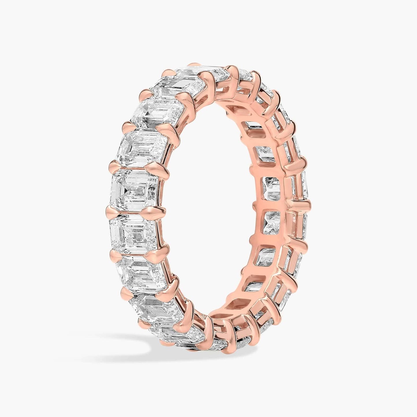 Emerald Cut Diamond Eternity Ring (5 Ct)