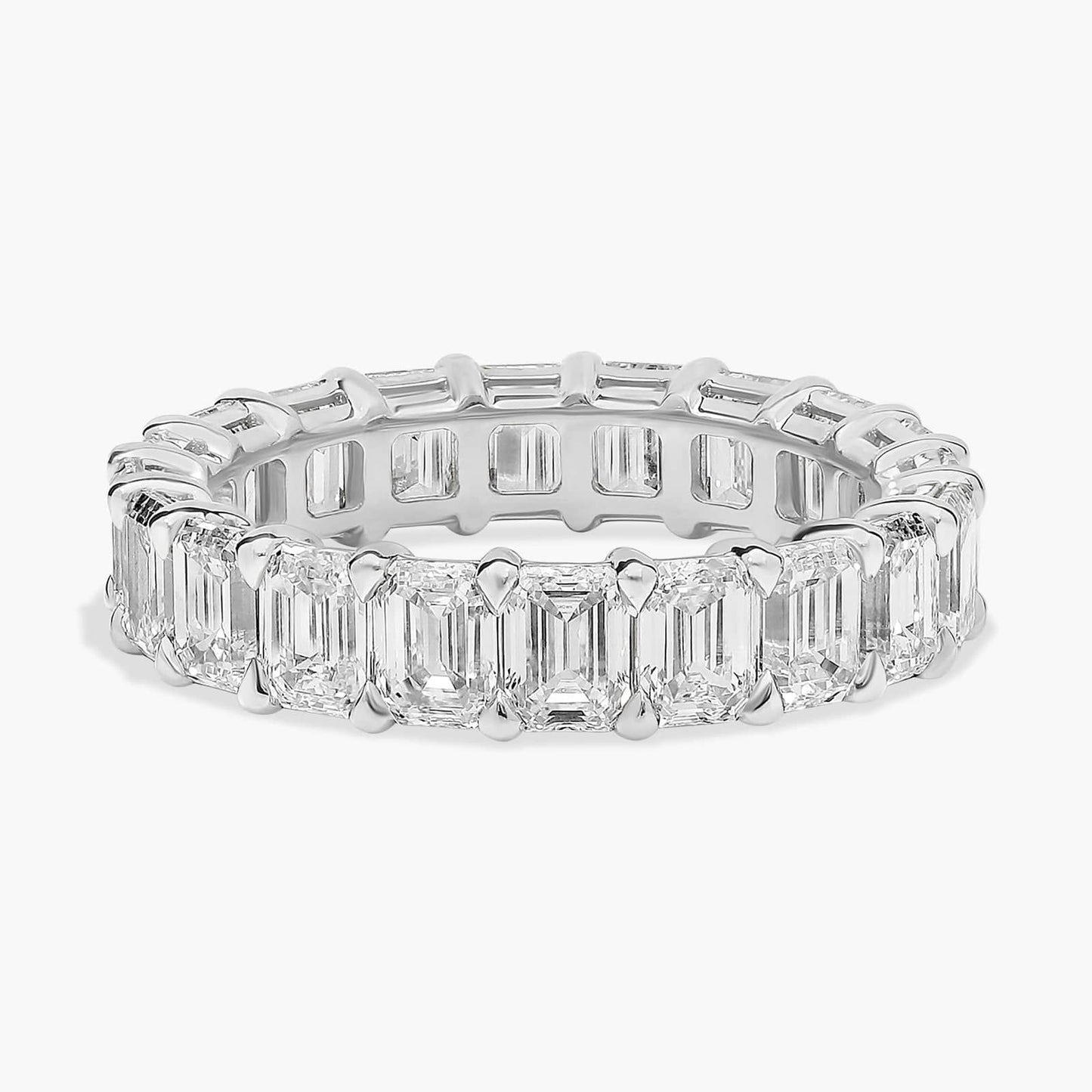 Emerald Cut Diamond Eternity Ring (5 Ct)