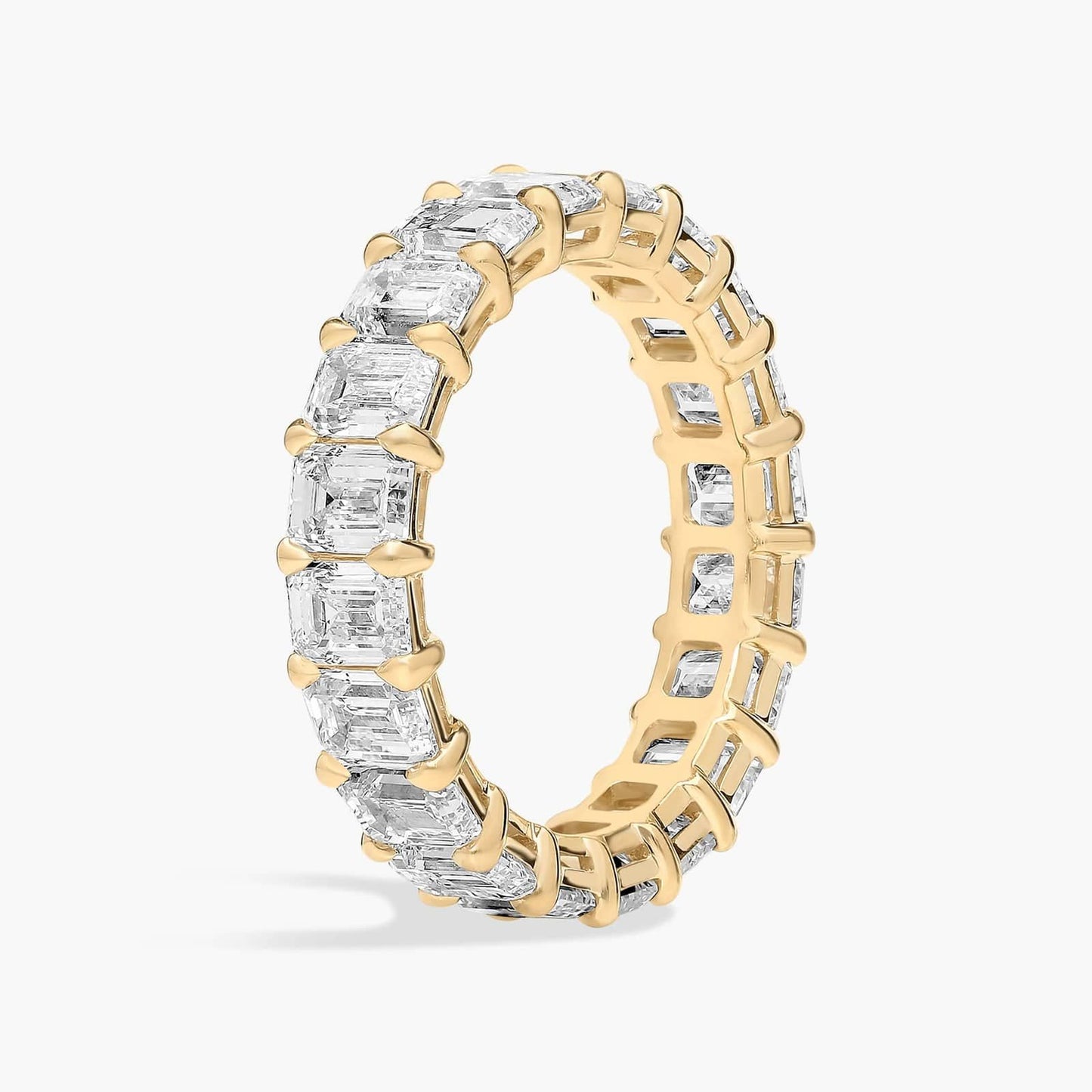 Emerald Cut Diamond Eternity Ring (5 Ct)