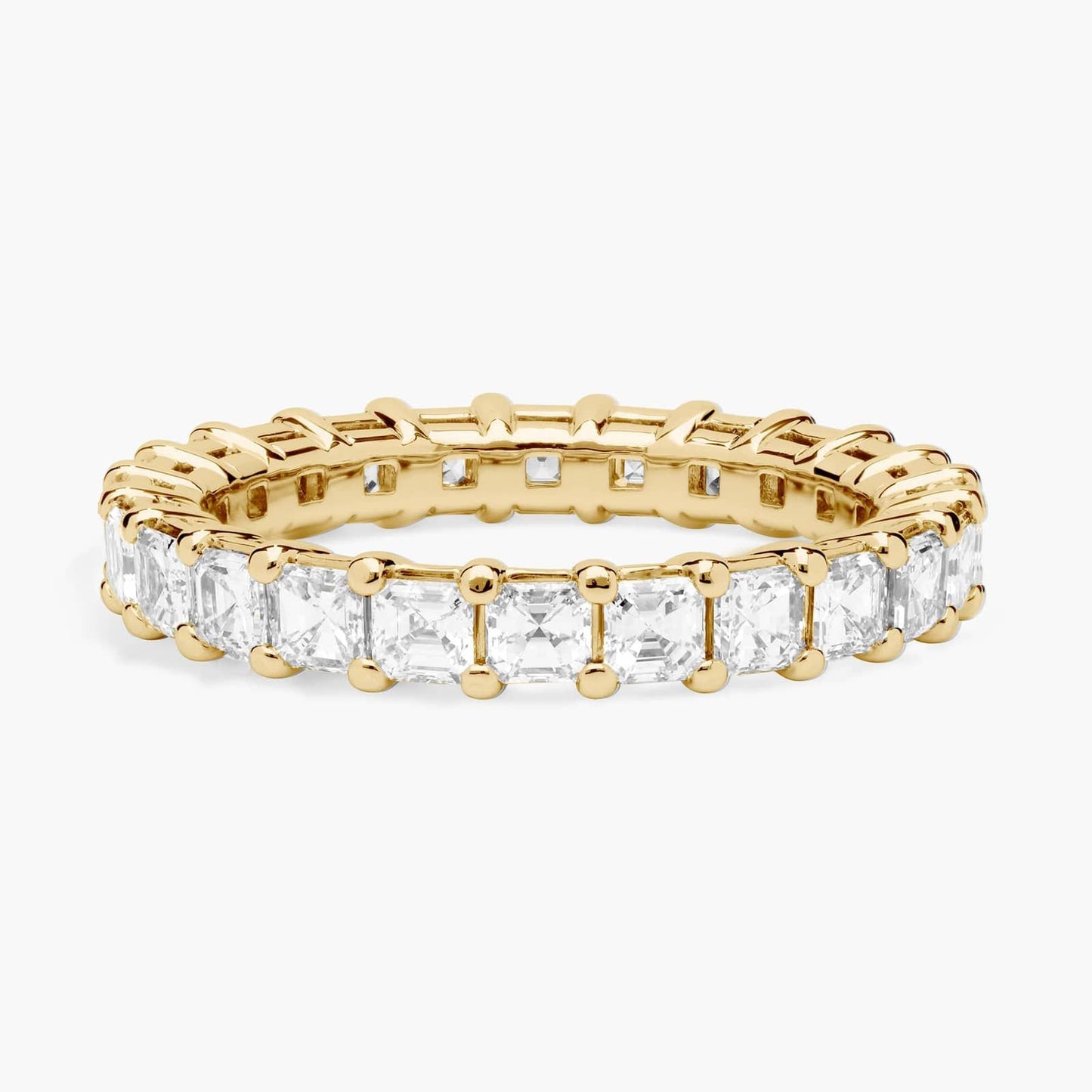 Asscher Cut Diamond Eternity Ring (2 Ct)