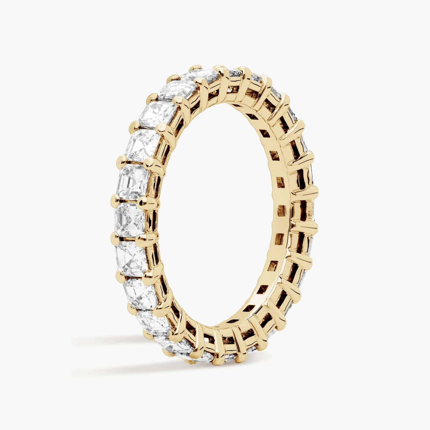Asscher Cut Diamond Eternity Ring (2 Ct)