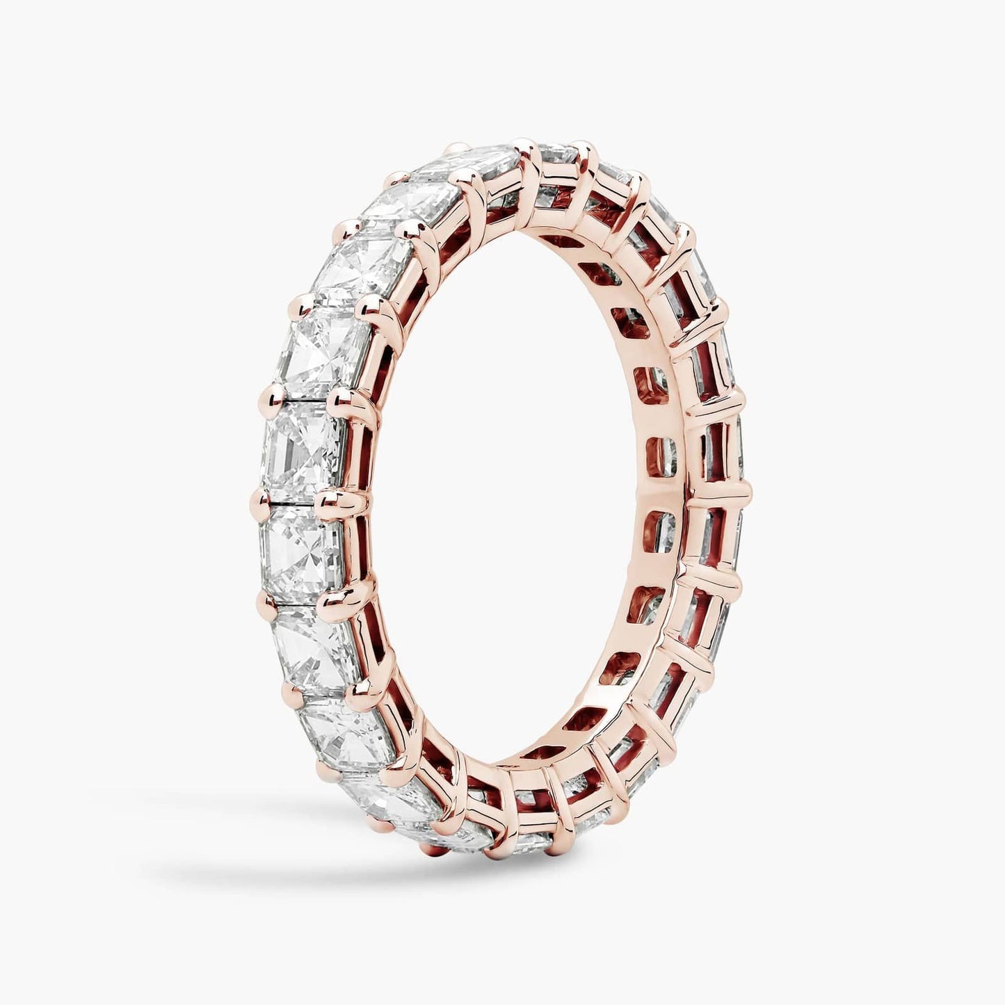 Asscher Cut Diamond Eternity Ring (3 Ct)