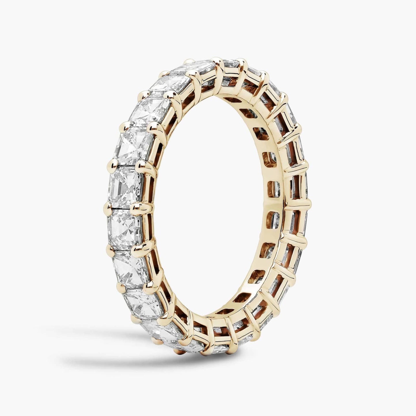 Asscher Cut Diamond Eternity Ring (3 Ct)