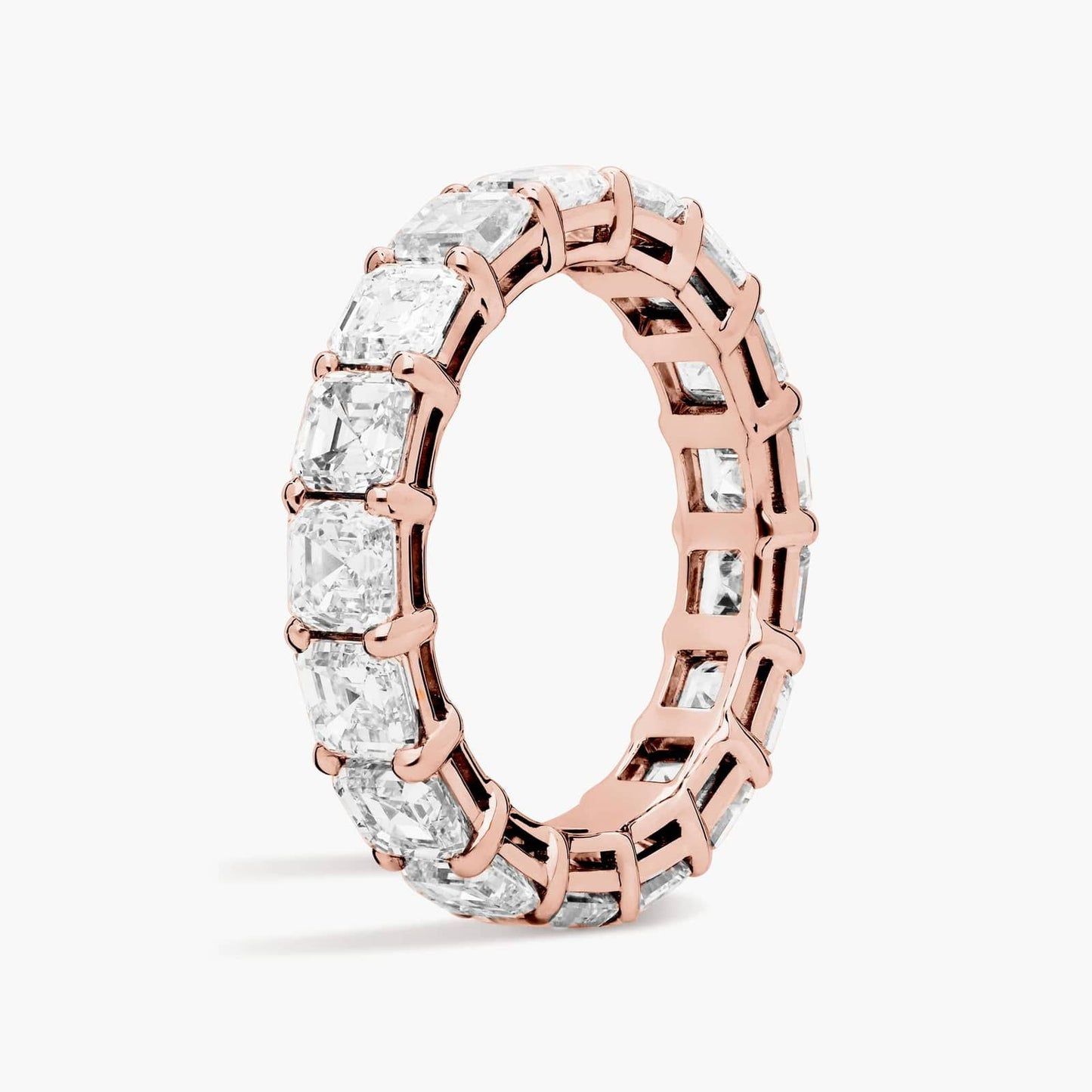 Asscher Cut Diamond Eternity Ring (5 Ct)