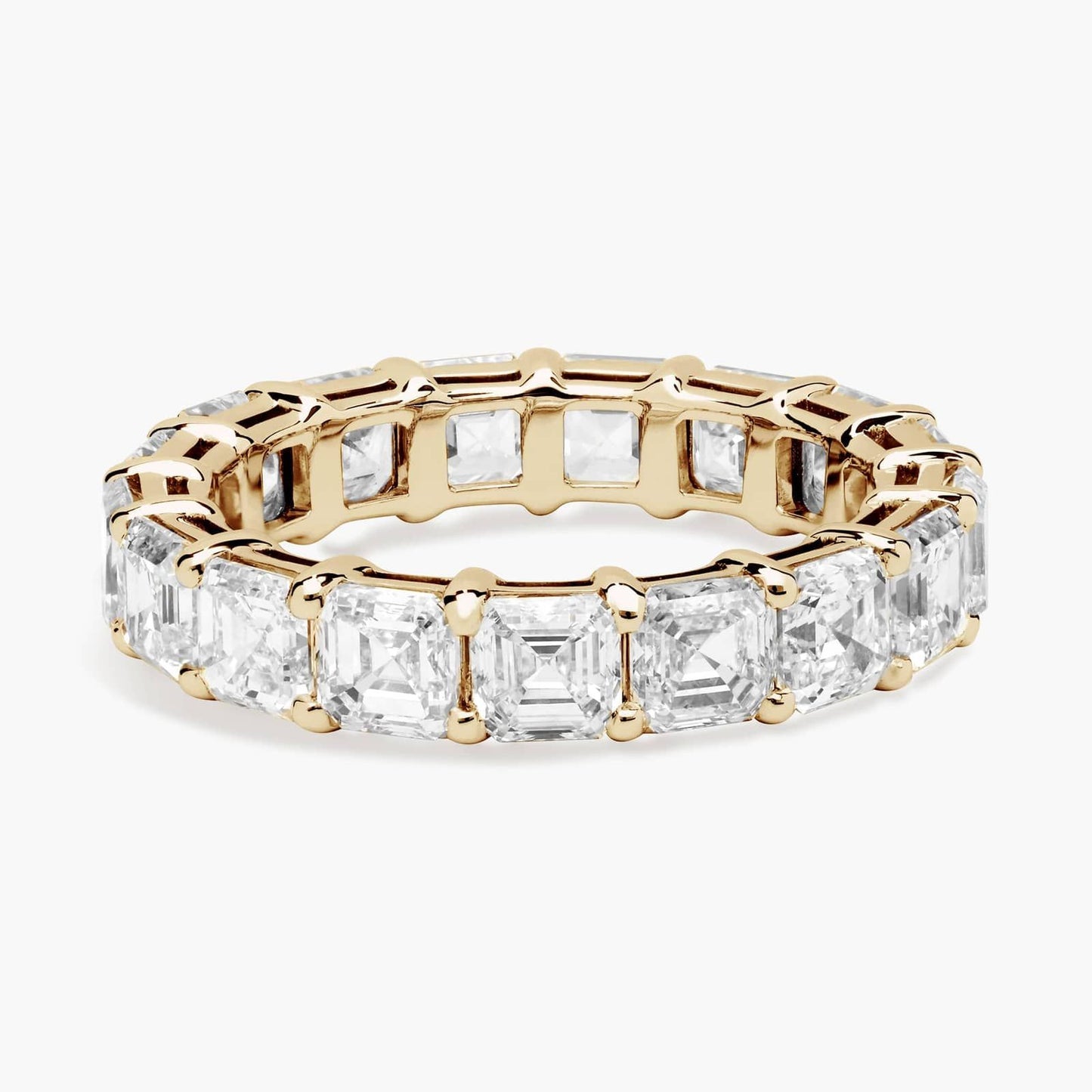 Asscher Cut Diamond Eternity Ring (5 Ct)