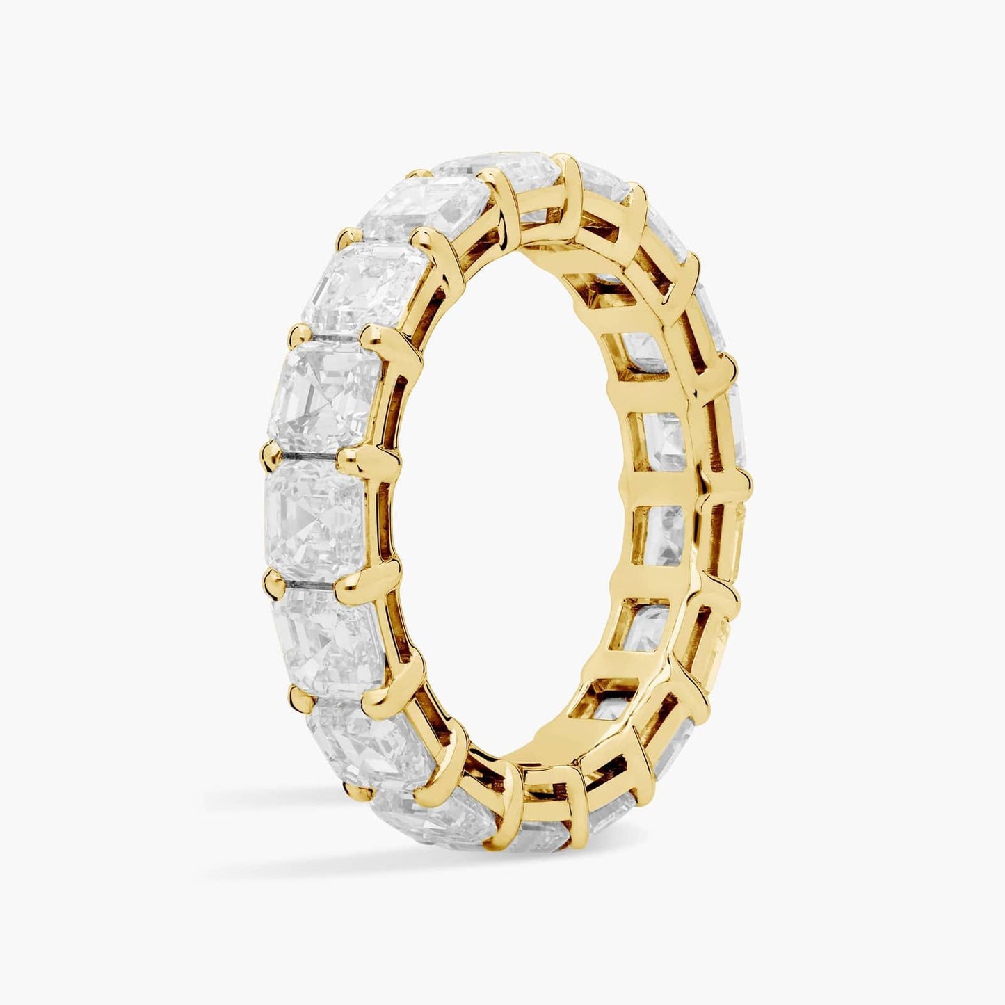 Asscher Cut Diamond Eternity Ring (5 Ct)