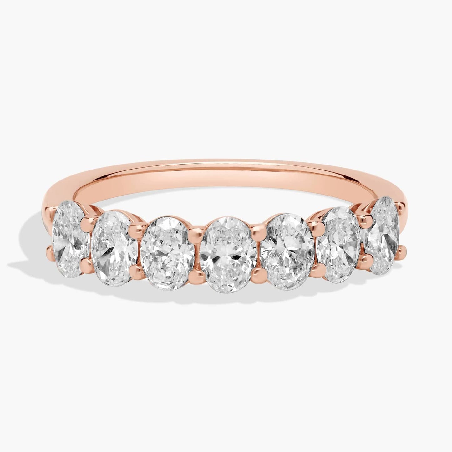 Seven Stone Oval Diamond Ring (1 Ct)