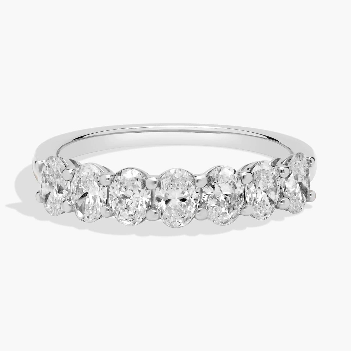 Seven Stone Oval Diamond Ring (1 Ct)