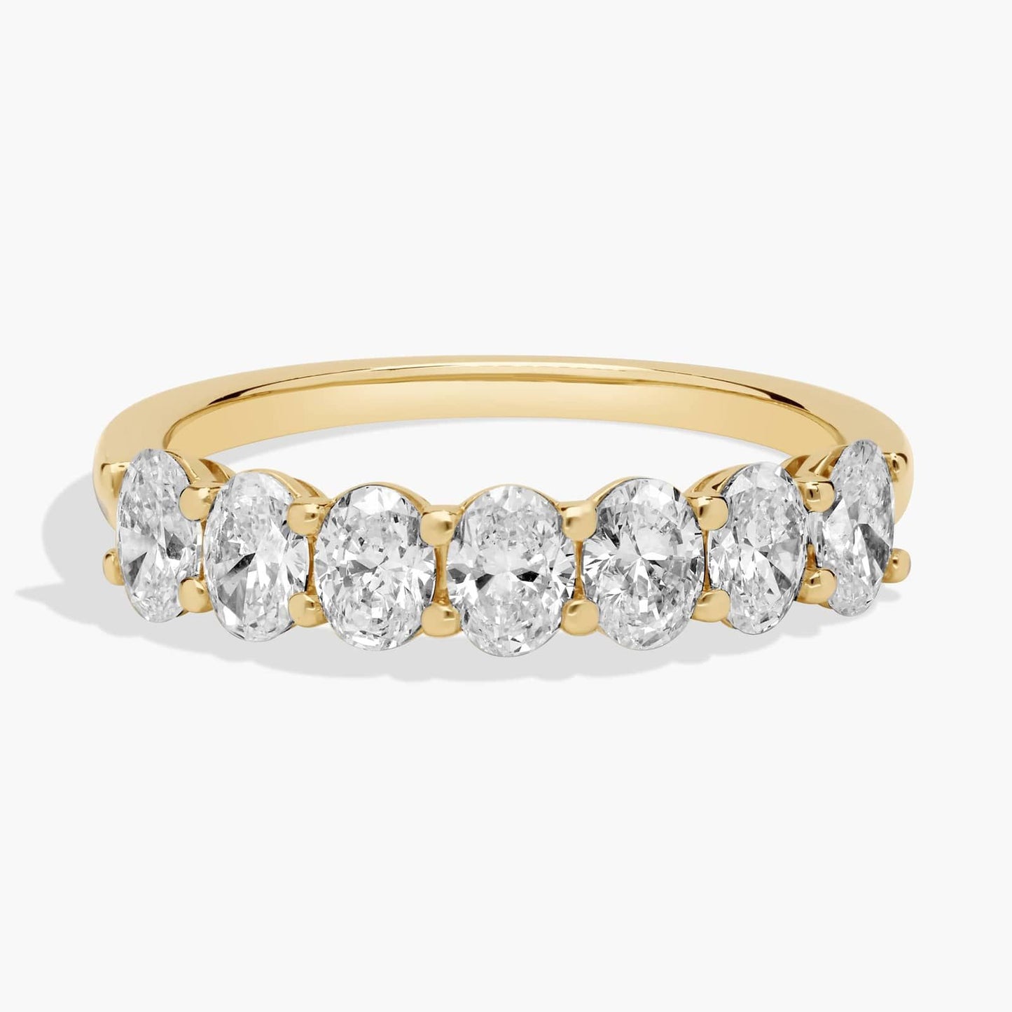 Seven Stone Oval Diamond Ring (1 Ct)