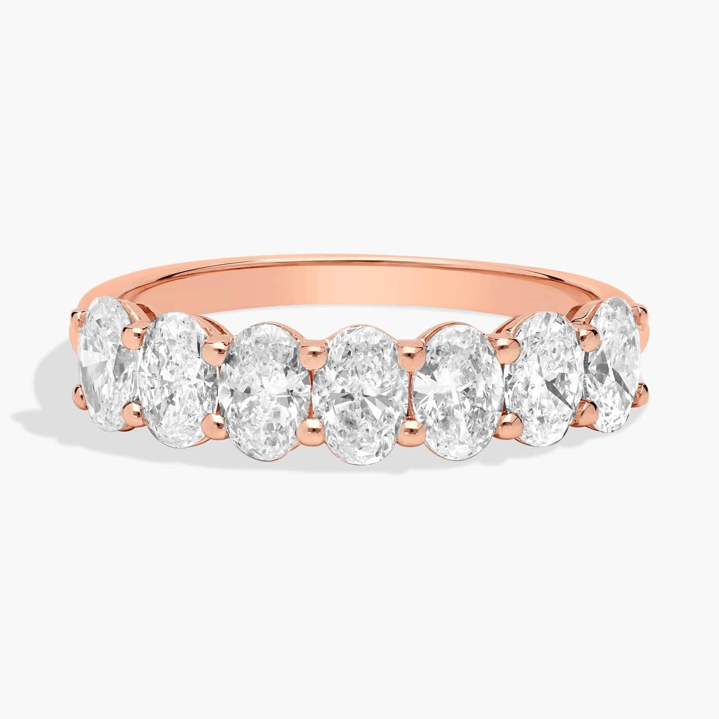 Seven Stone Oval Diamond Ring (1.5 Ct)