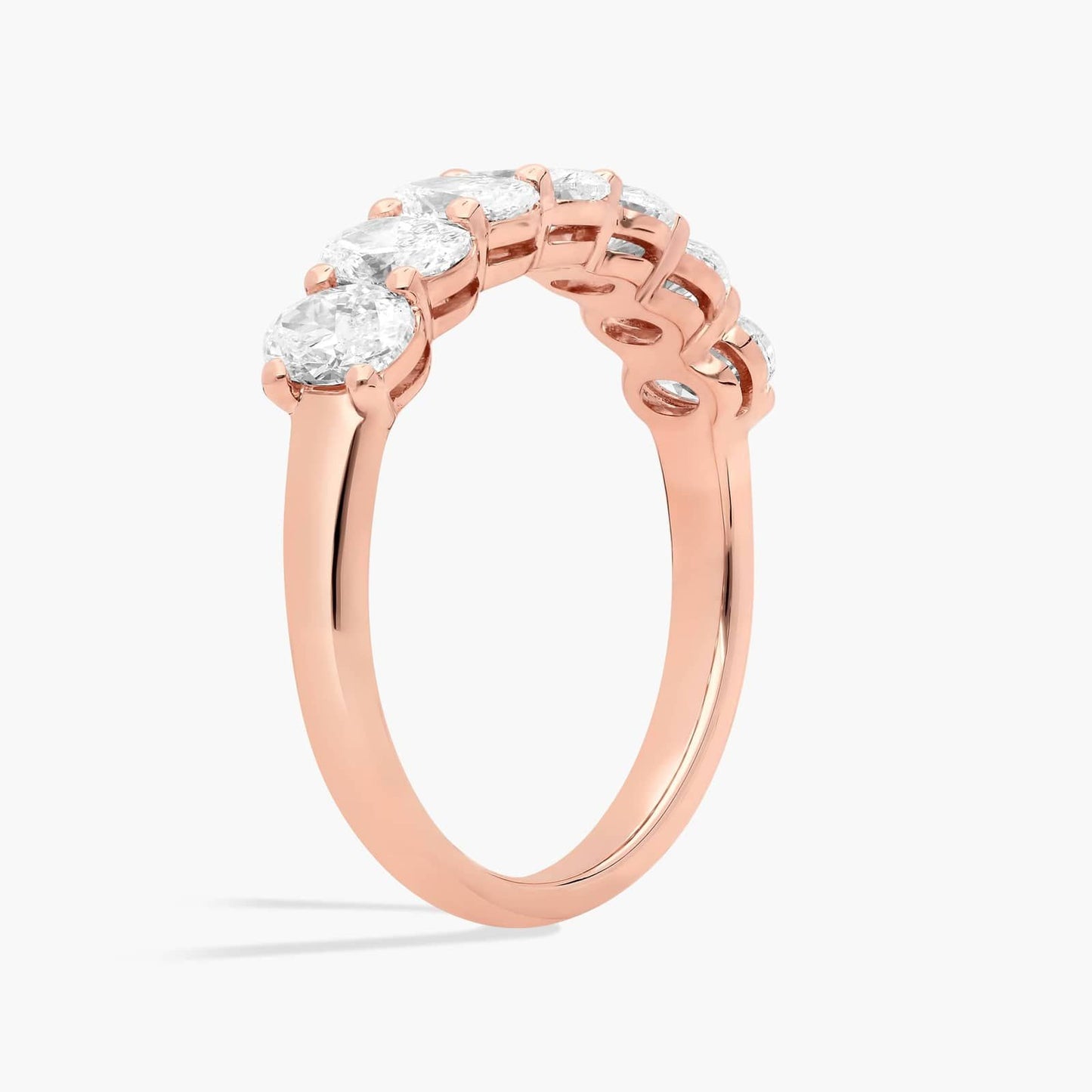 Seven Stone Oval Diamond Ring (1.5 Ct)