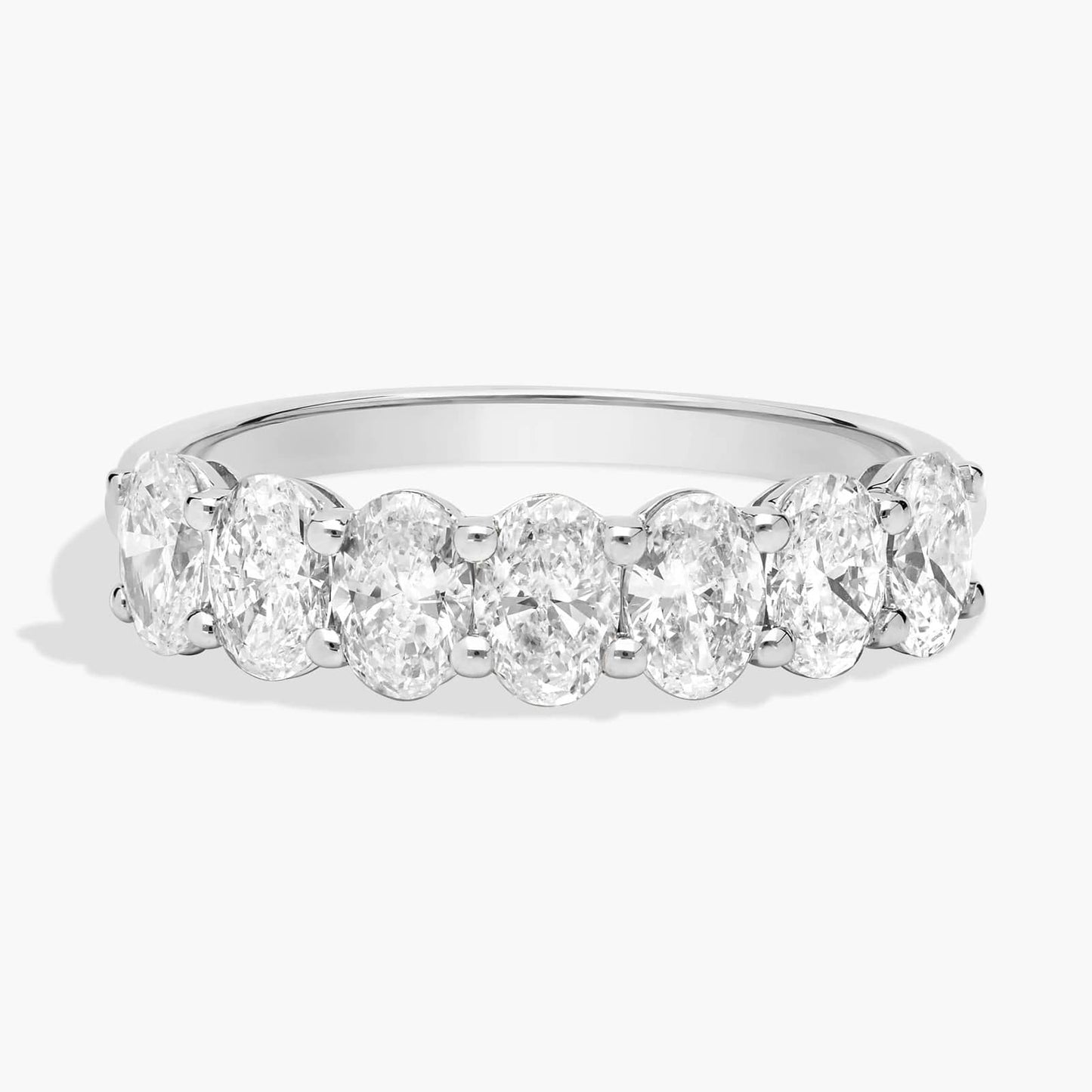 Seven Stone Oval Diamond Ring (1.5 Ct)