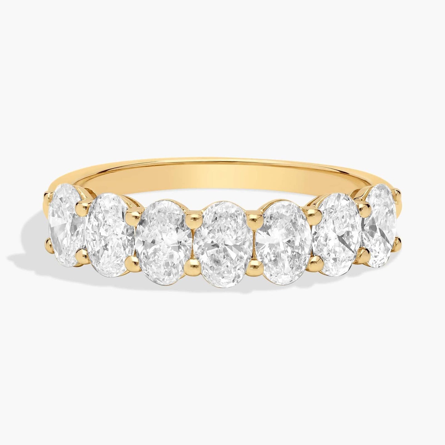 Seven Stone Oval Diamond Ring (1.5 Ct)