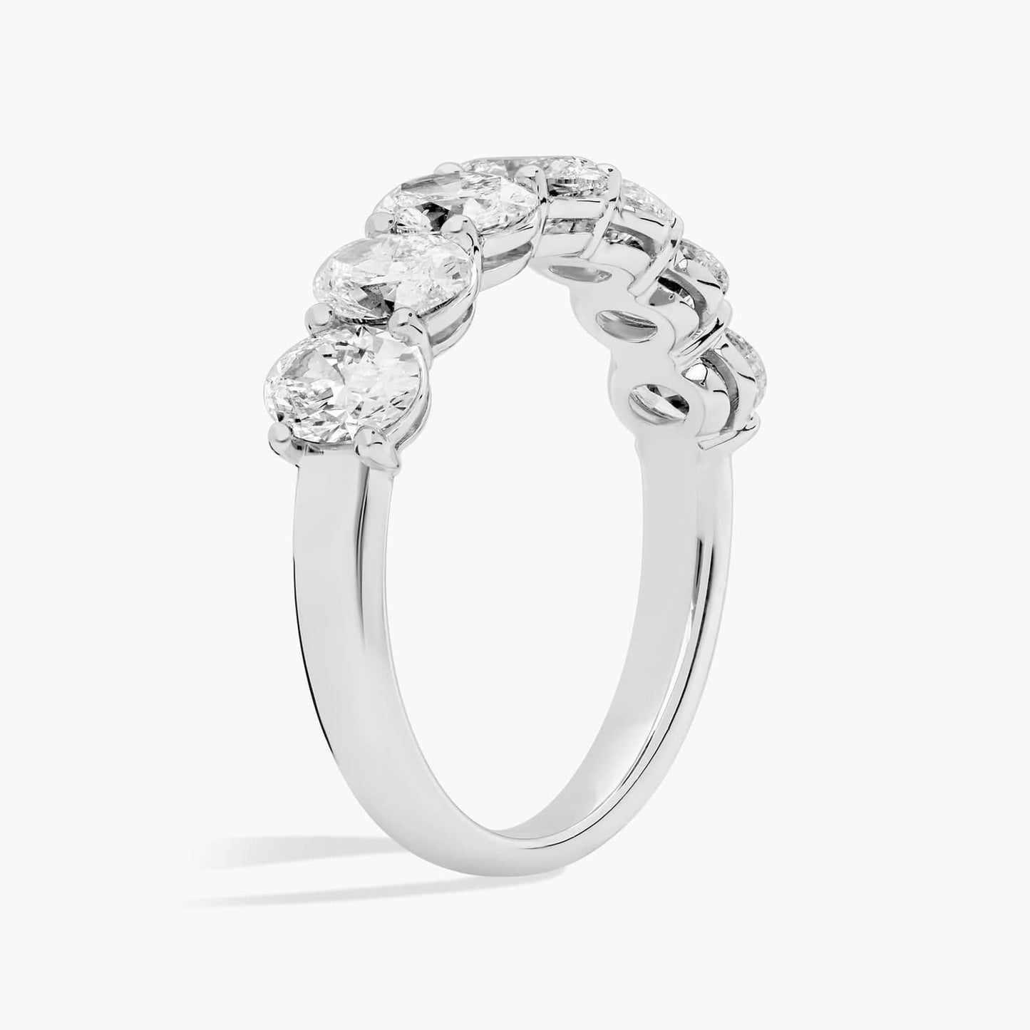 Seven Stone Oval Diamond Ring (2 Ct)
