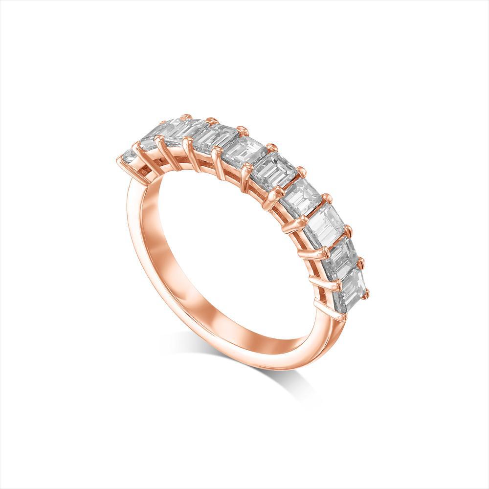 Baguette 10 Stone Diamond Ring (1 Ct)