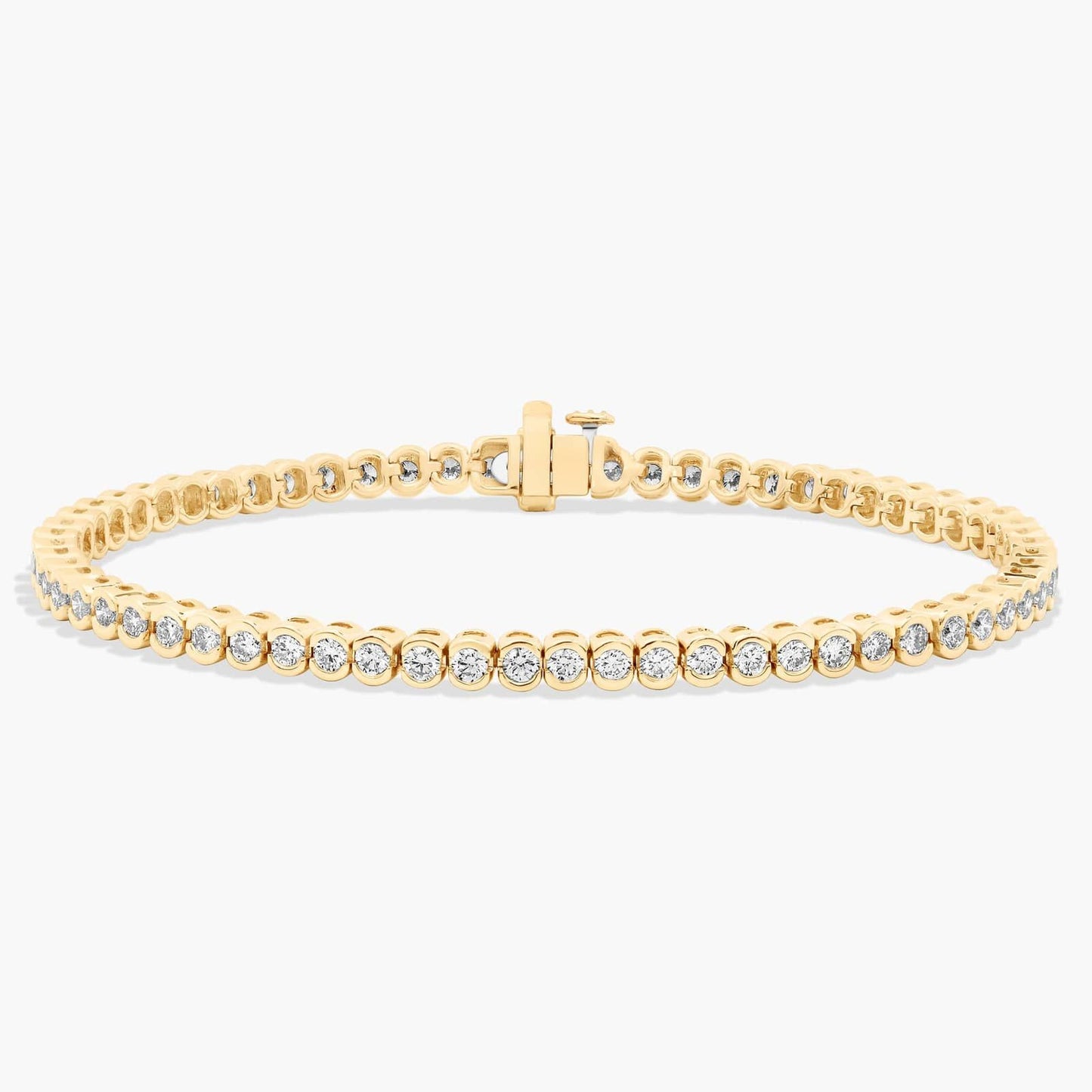 7 " Bezel Diamond Tennis Bracelet (3 Ct)