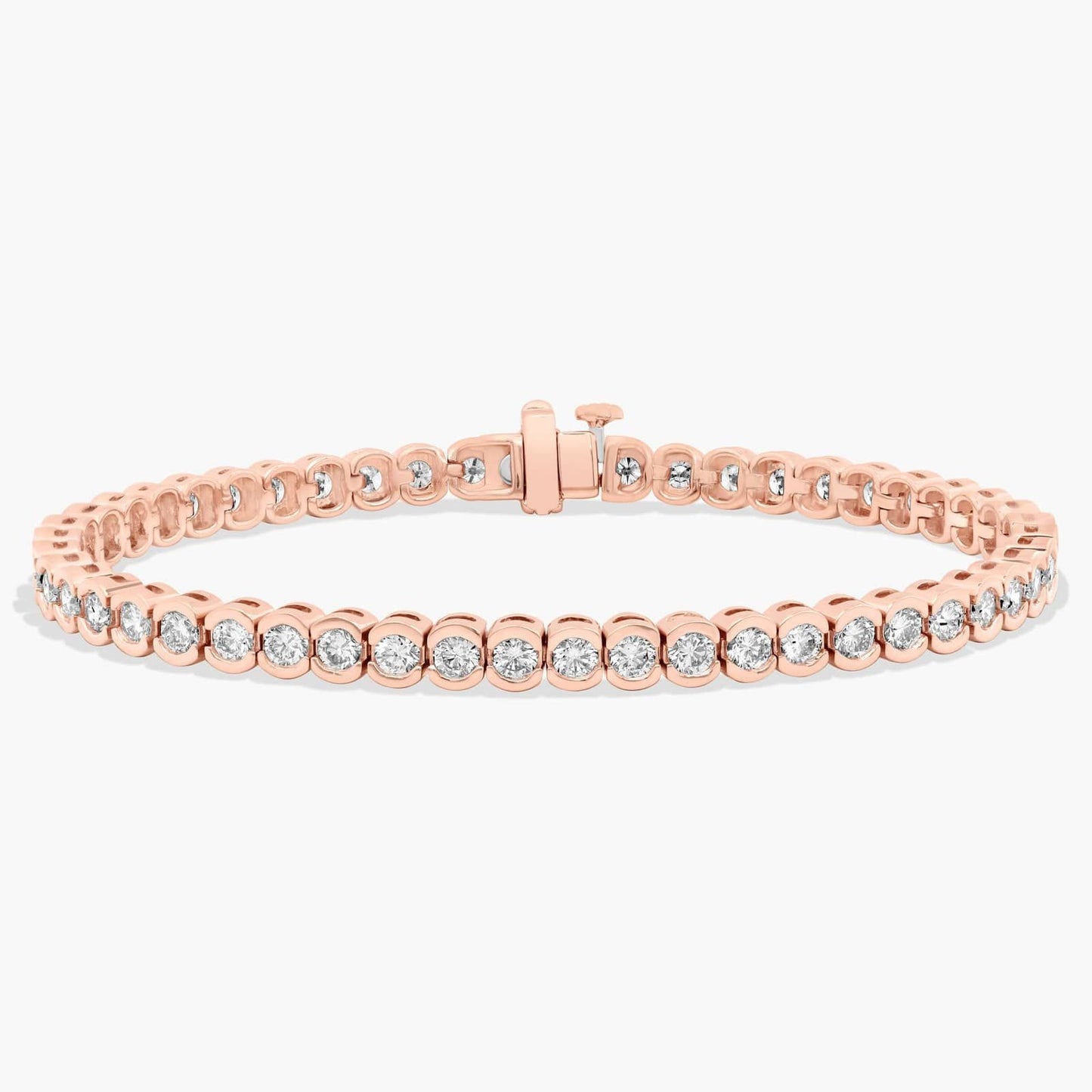 7 " Bezel Diamond Tennis Bracelet (5 Ct)