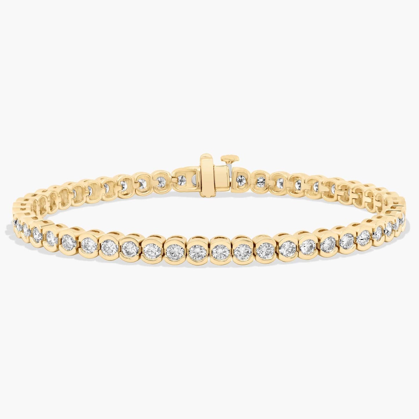 7 " Bezel Diamond Tennis Bracelet (5 Ct)