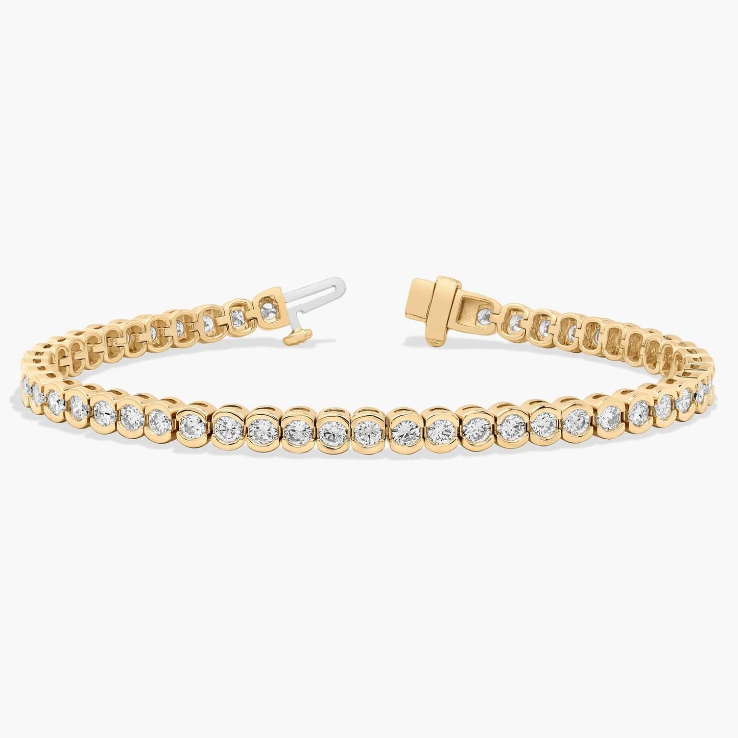 7 " Bezel Diamond Tennis Bracelet (5 Ct)