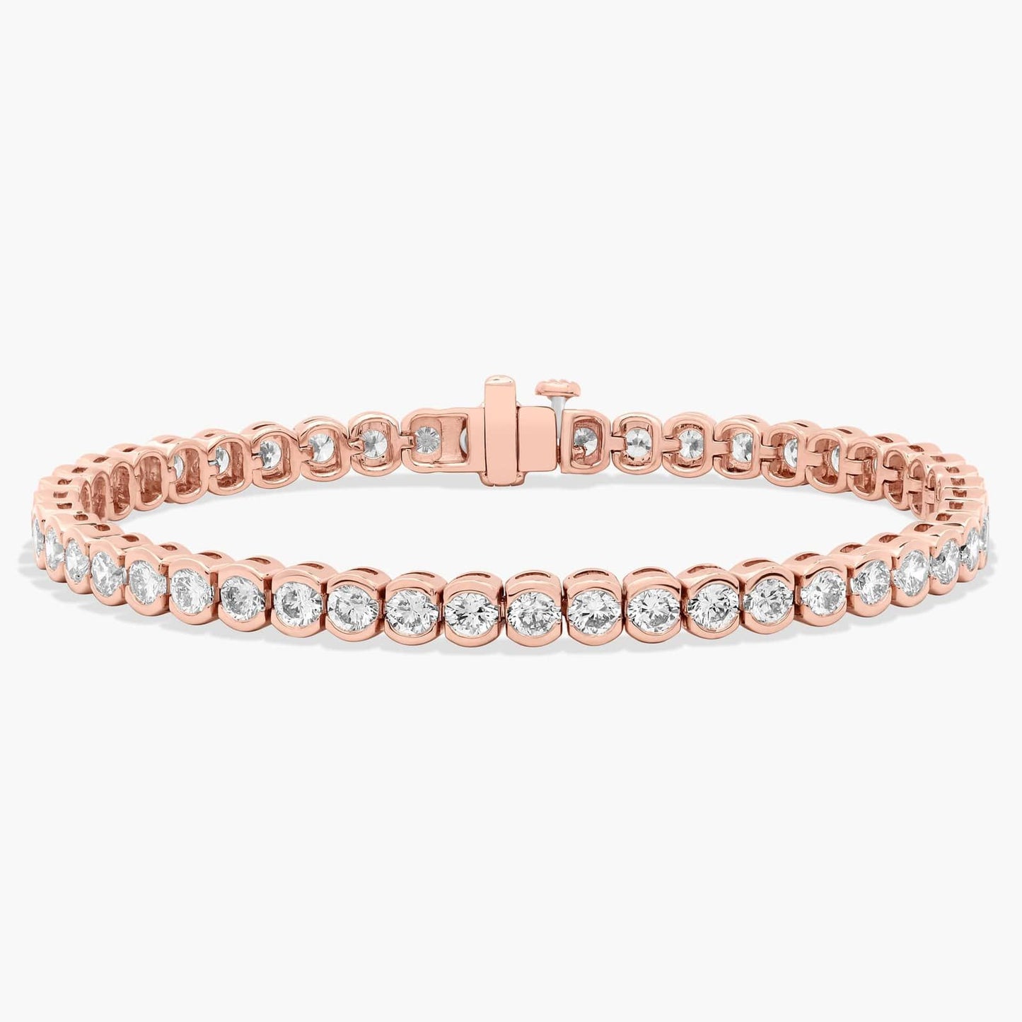 7 " Bezel Diamond Tennis Bracelet (8 Ct)