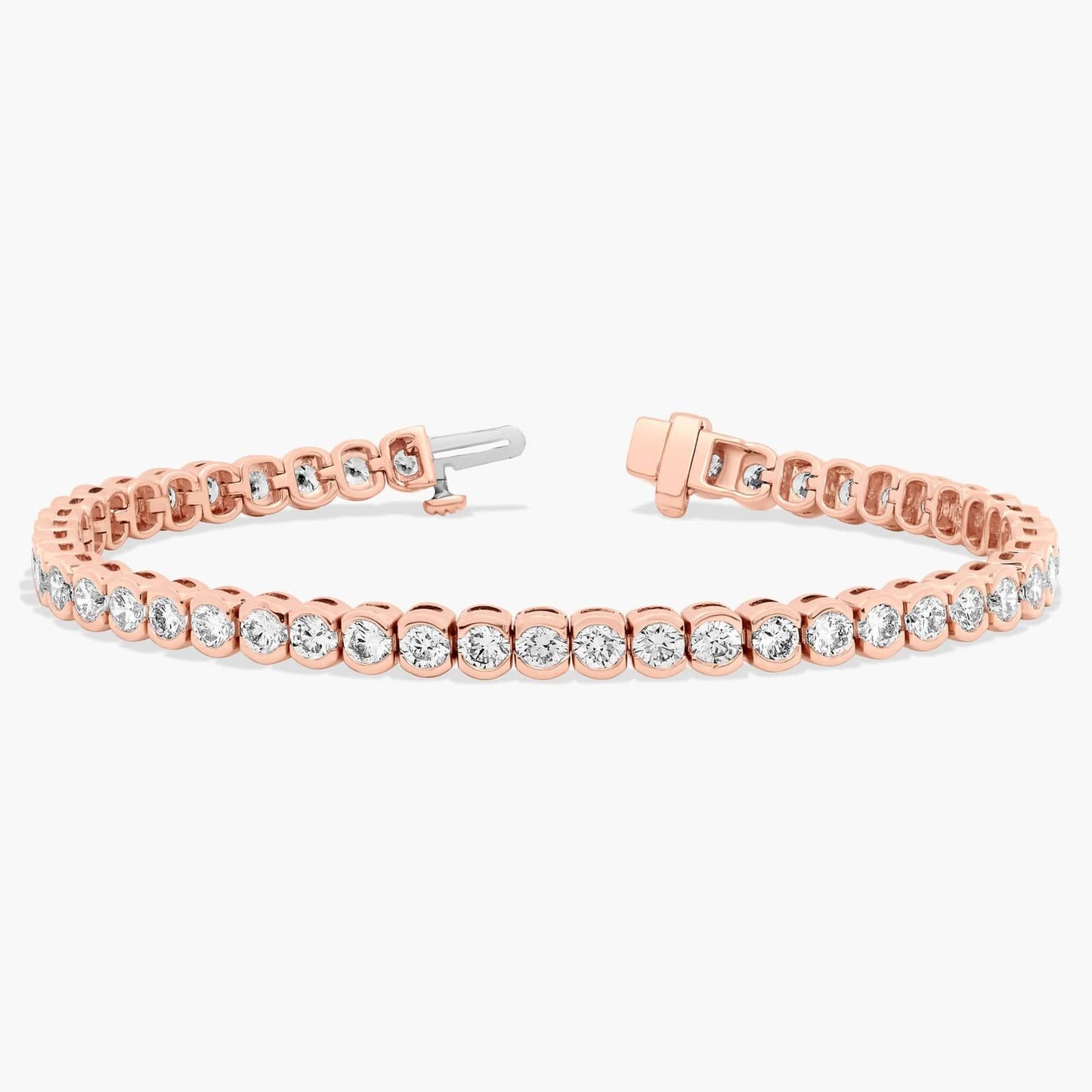 7 " Bezel Diamond Tennis Bracelet (8 Ct)