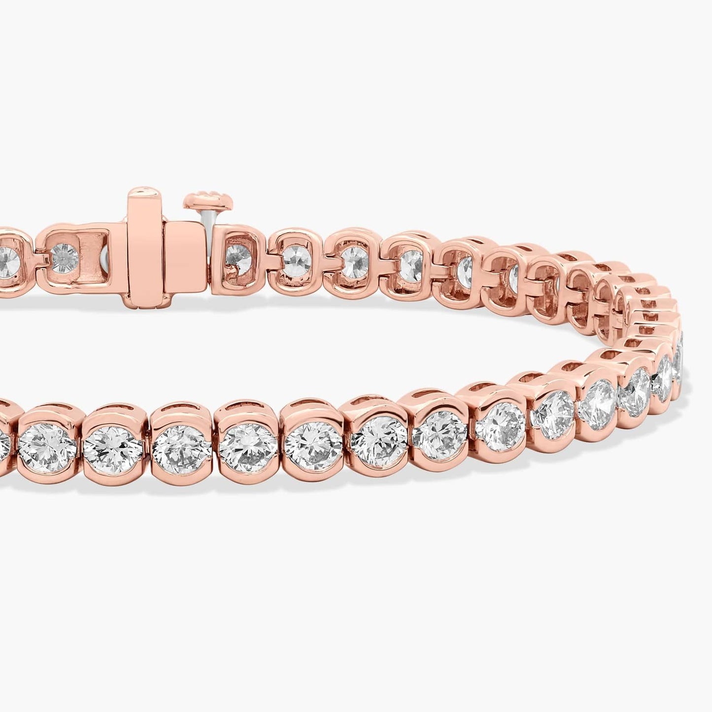 7 " Bezel Diamond Tennis Bracelet (8 Ct)