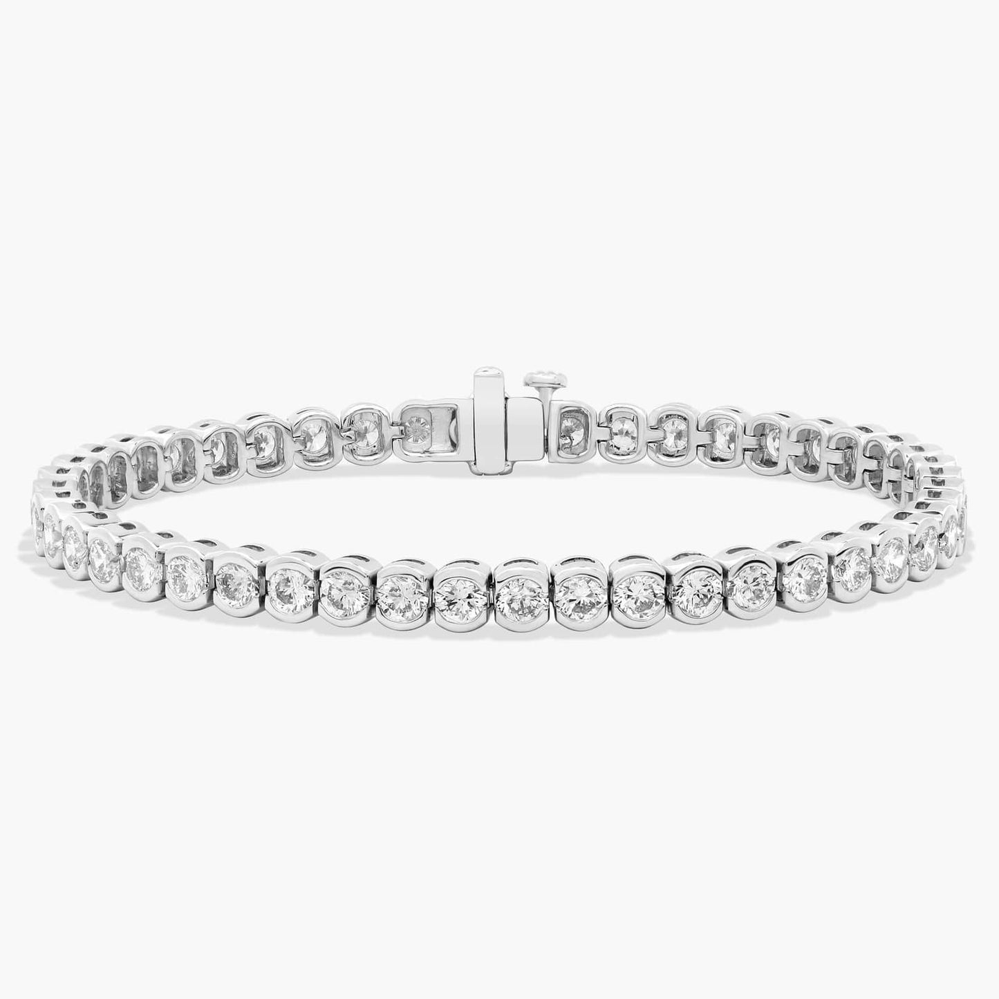 7 " Bezel Diamond Tennis Bracelet (8 Ct)