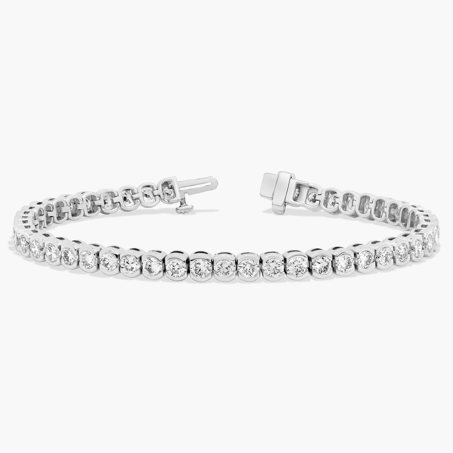 7 " Bezel Diamond Tennis Bracelet (8 Ct)