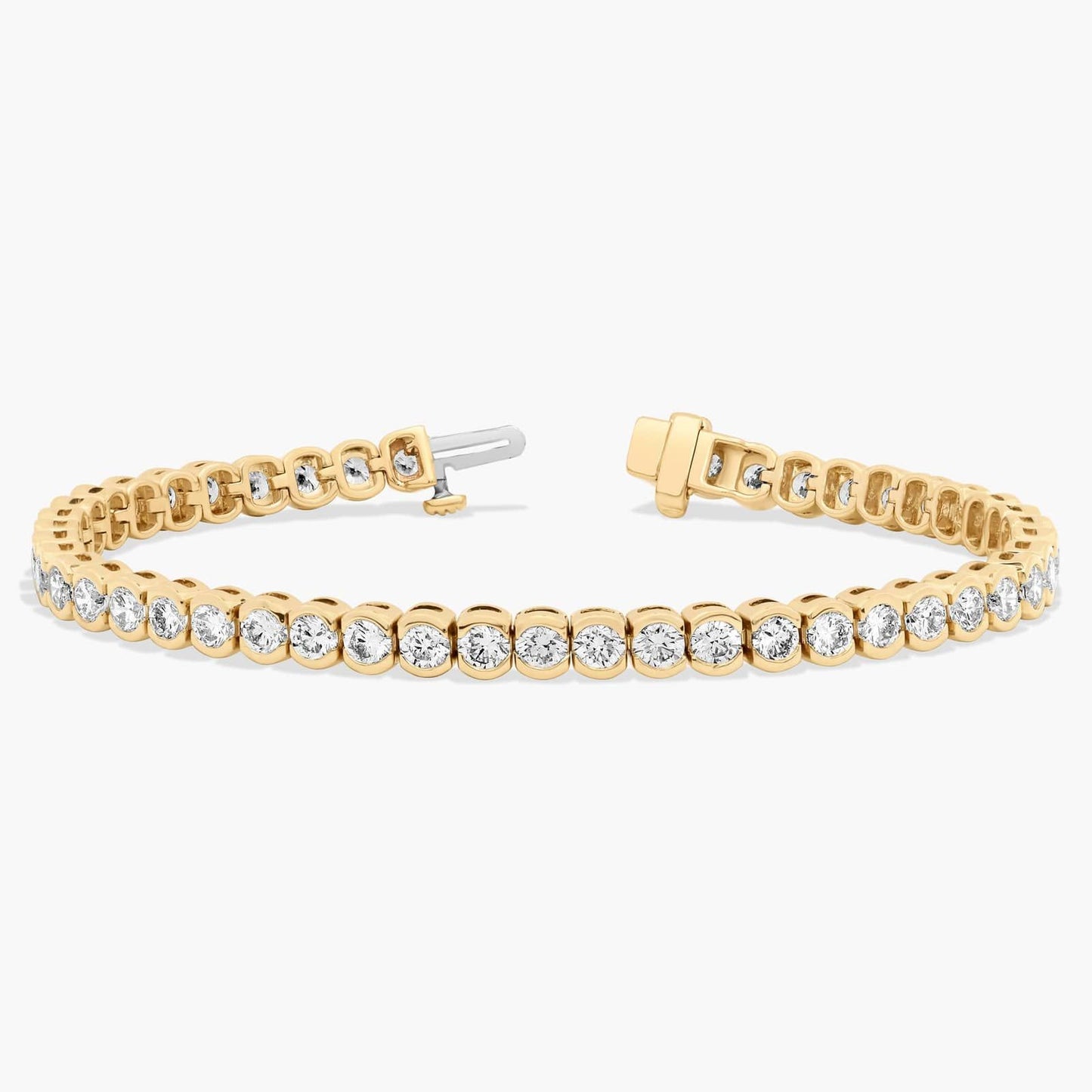 7 " Bezel Diamond Tennis Bracelet (8 Ct)