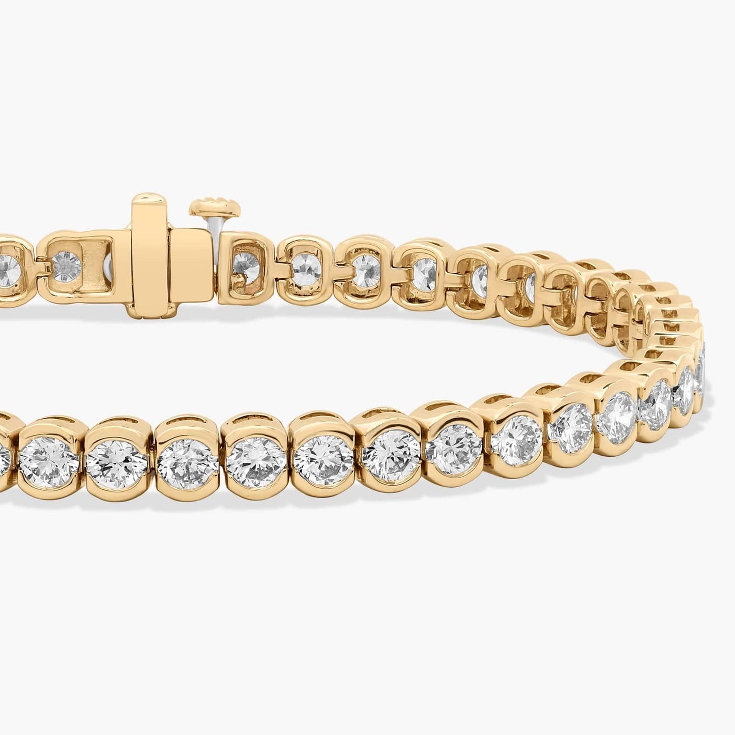 7 " Bezel Diamond Tennis Bracelet (8 Ct)