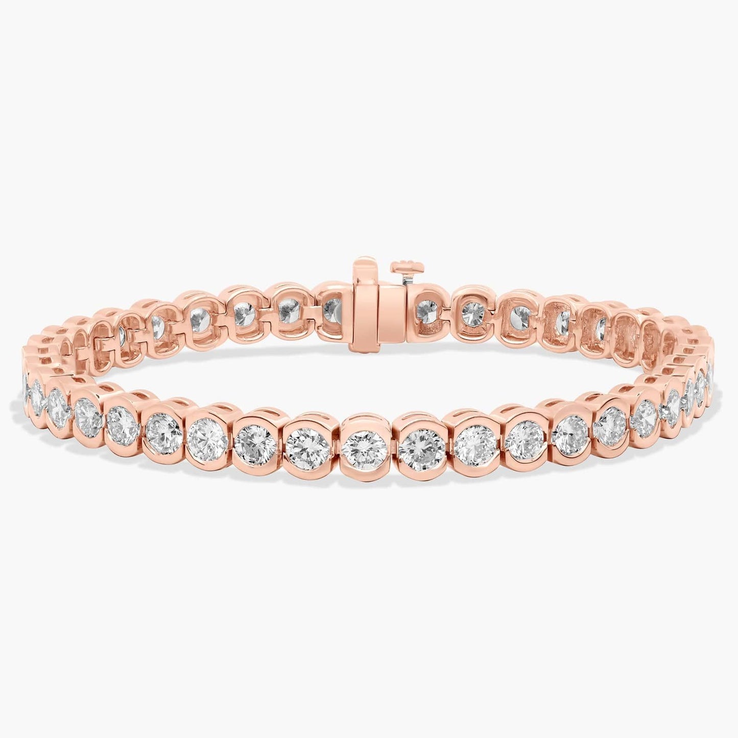 7 " Bezel Diamond Tennis Bracelet (10 Ct)